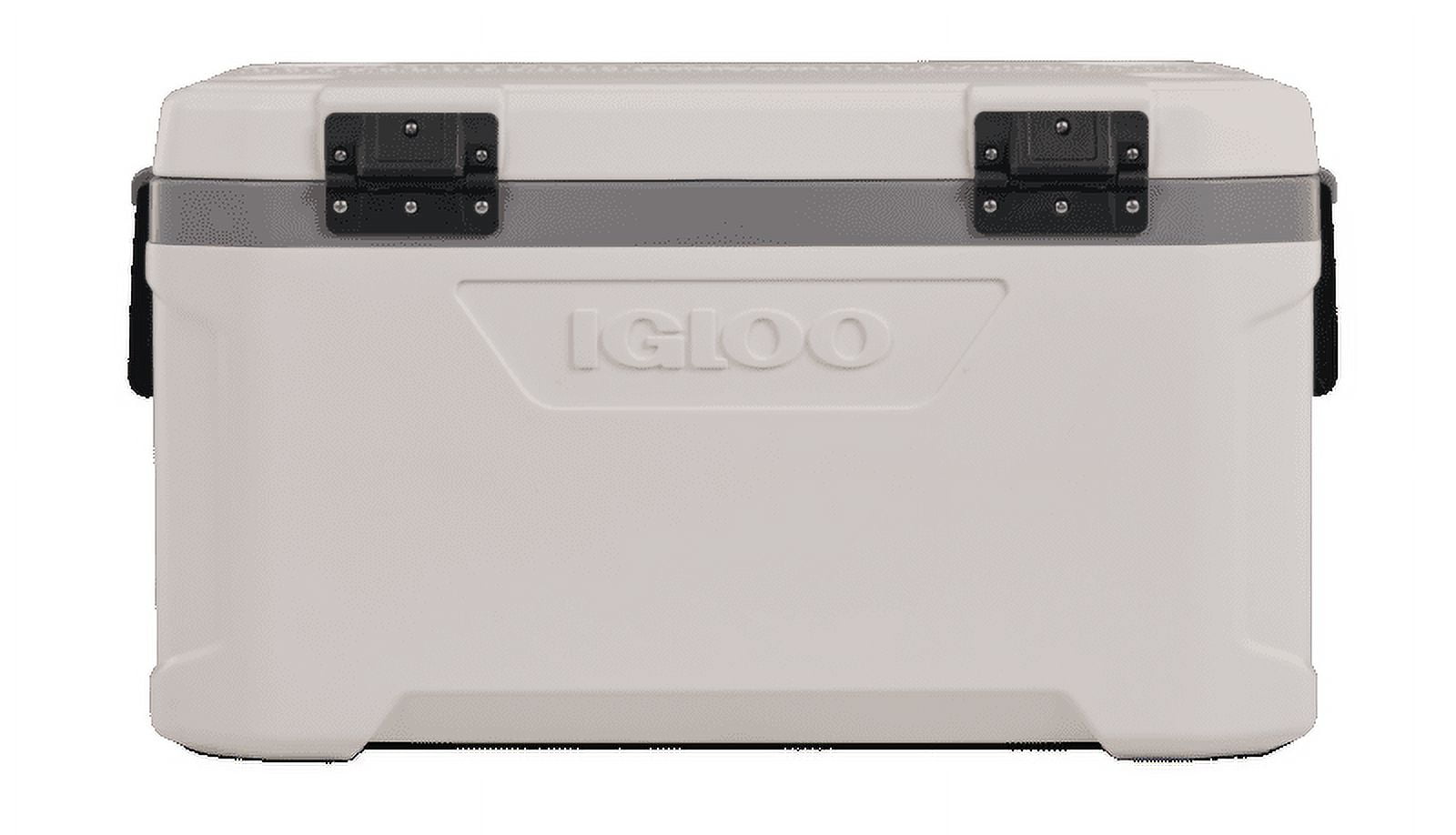 Igloo 70 QT Latitude Marine Ultra Cooler, White and Moonscape Gray - Image 7