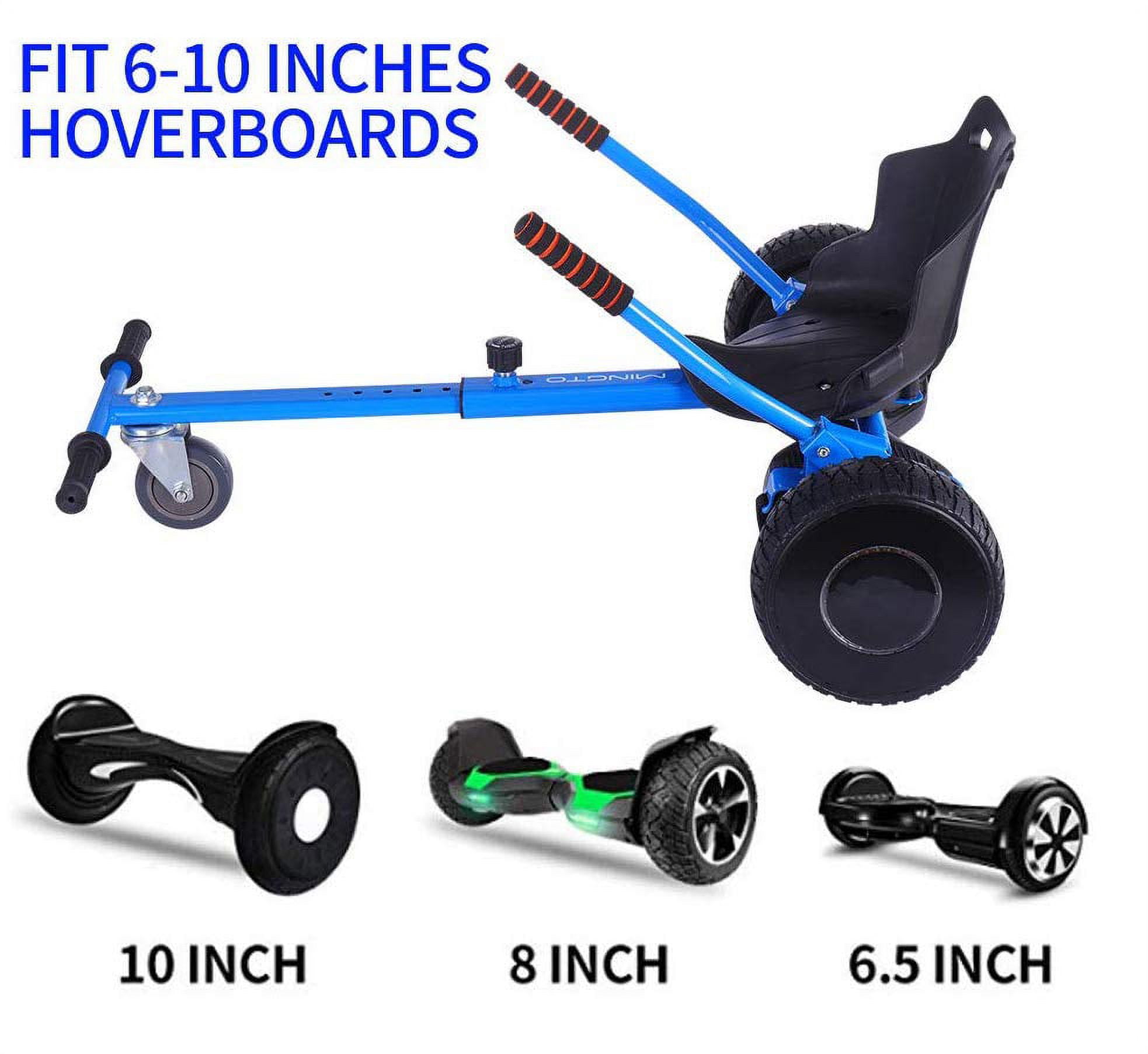All In One Hover Cart Attachment For Hoverboard - Transform your Hoverboard into a Go Kart with Hovercart - Blue - Image 3