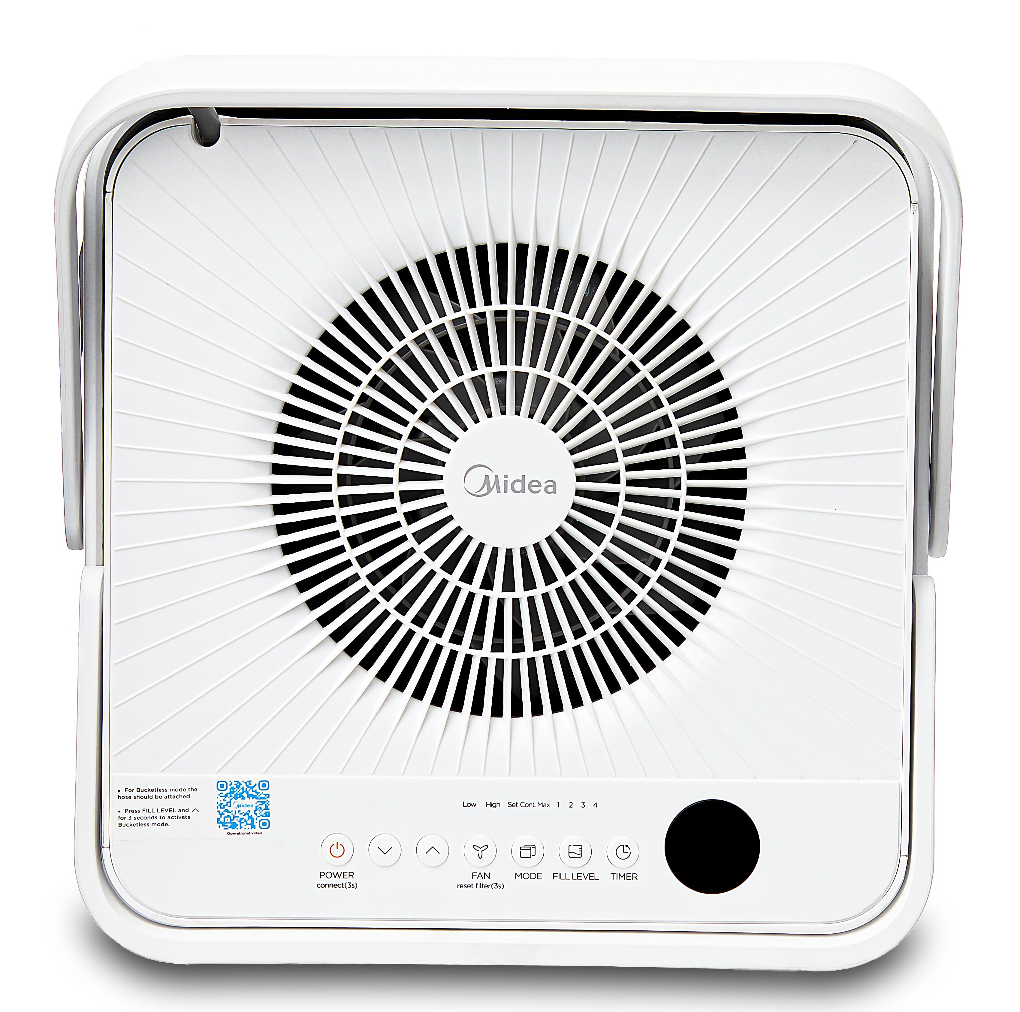 Midea Cube Dehumidifier, 20 Pint, For Basements and Rooms Up To 2,000 Sq Ft, Auto Shut Off, Wi-Fi, White - Image 8