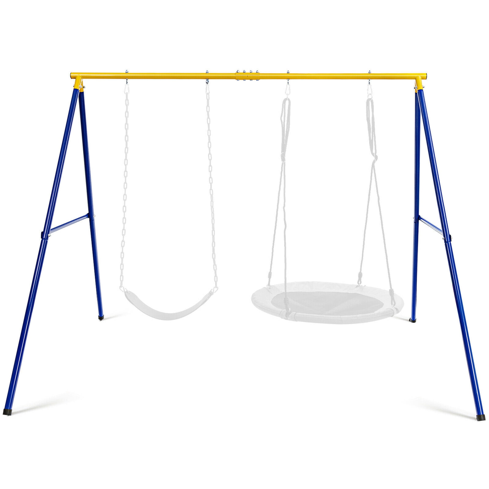 Gymax 660 LBS Heavy-Duty Metal Swing Frame Extra Large Swing Stand for Kids and Adults - Image 4