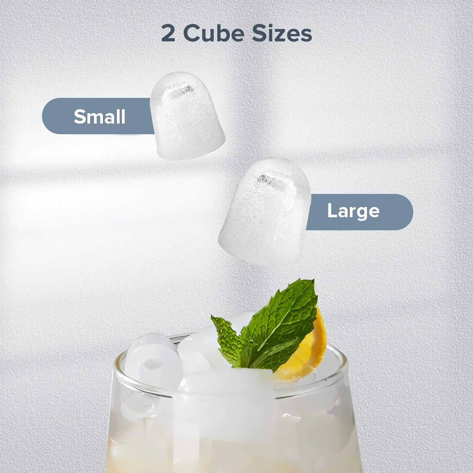 Electactic Ice Maker Machine Countertop Portable Compact Small Bullet Ice Maker with Self Cleaning,9 Cubes in 6 Mins,26lbs in 24Hrs, for Camping Dorm Home Outdoor - Image 6