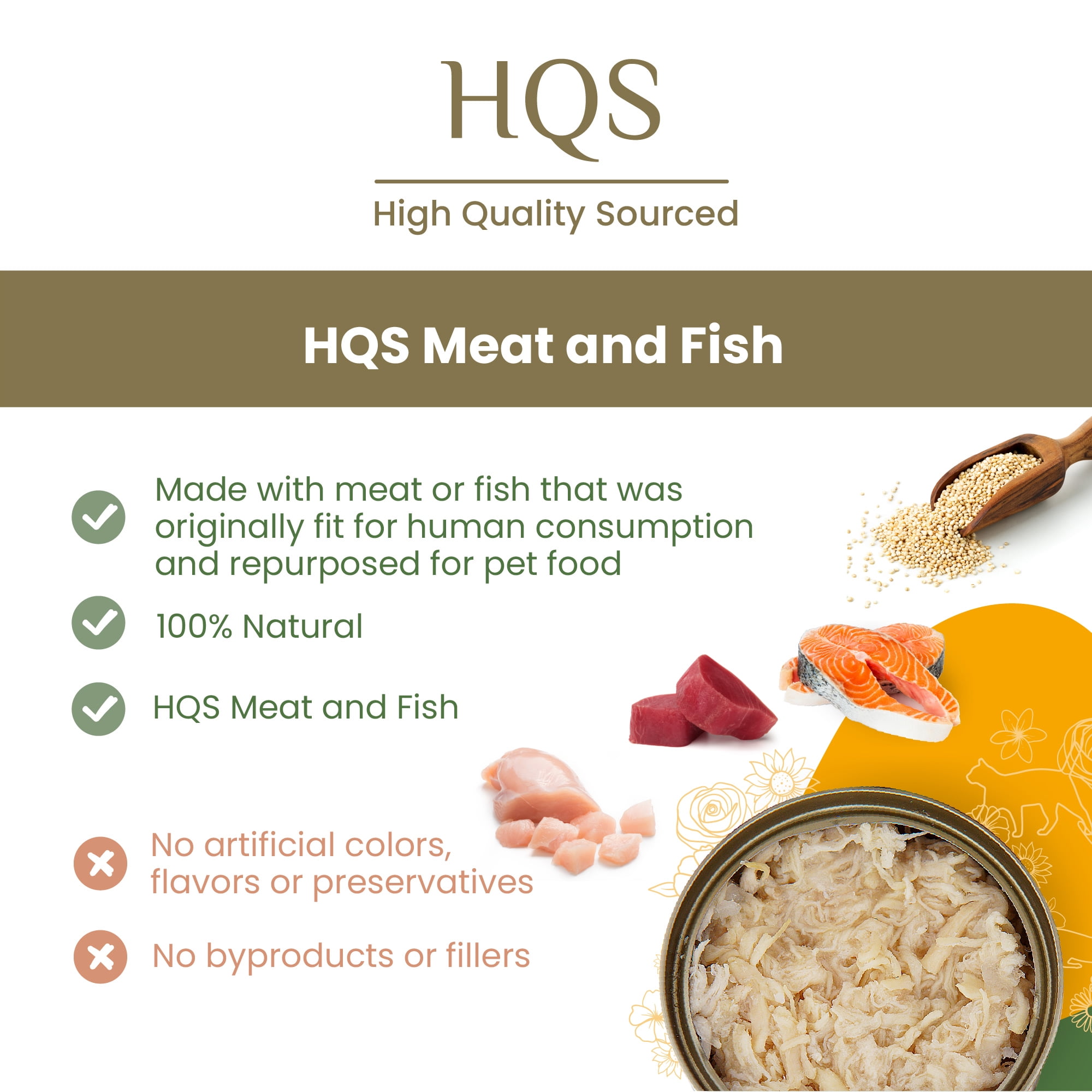 Almo Nature: HQS Natural Cat 24 Pack: Chicken Breast In Broth - 2.47oz Cans, Supplemental Adult Cat Canned Wet Food, Limited Ingredient, Grain Free - Image 2