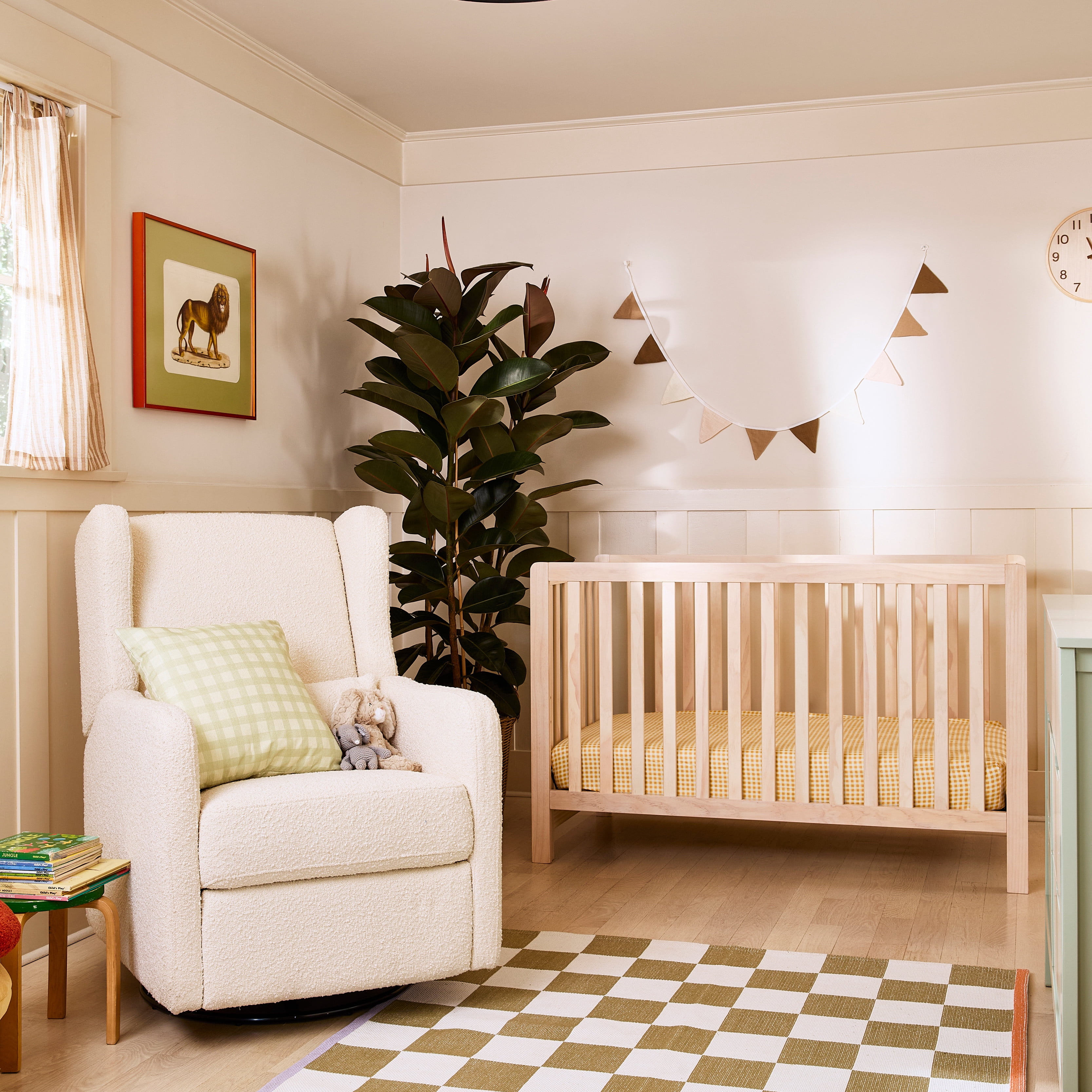 Carter's By DaVinci Colby 4-in-1 Low-Profile Convertible Crib in Washed Natural - Image 7