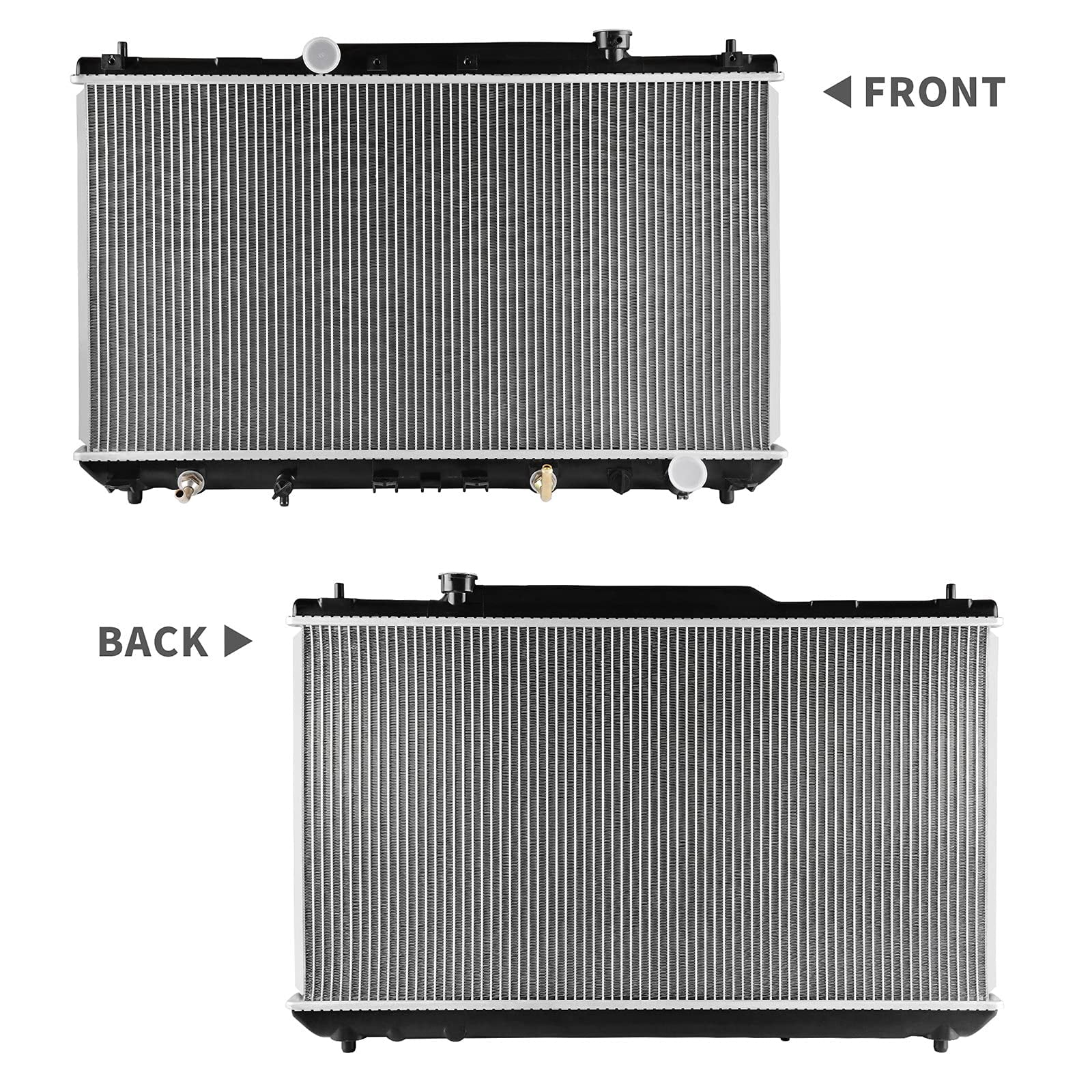 Ledkingdomus Radiator Compatible with 1997-2001 Toyota Camry 2.2l L4 1999 2000 2001 Solara 2.2L L4 4Cyl - Image 2