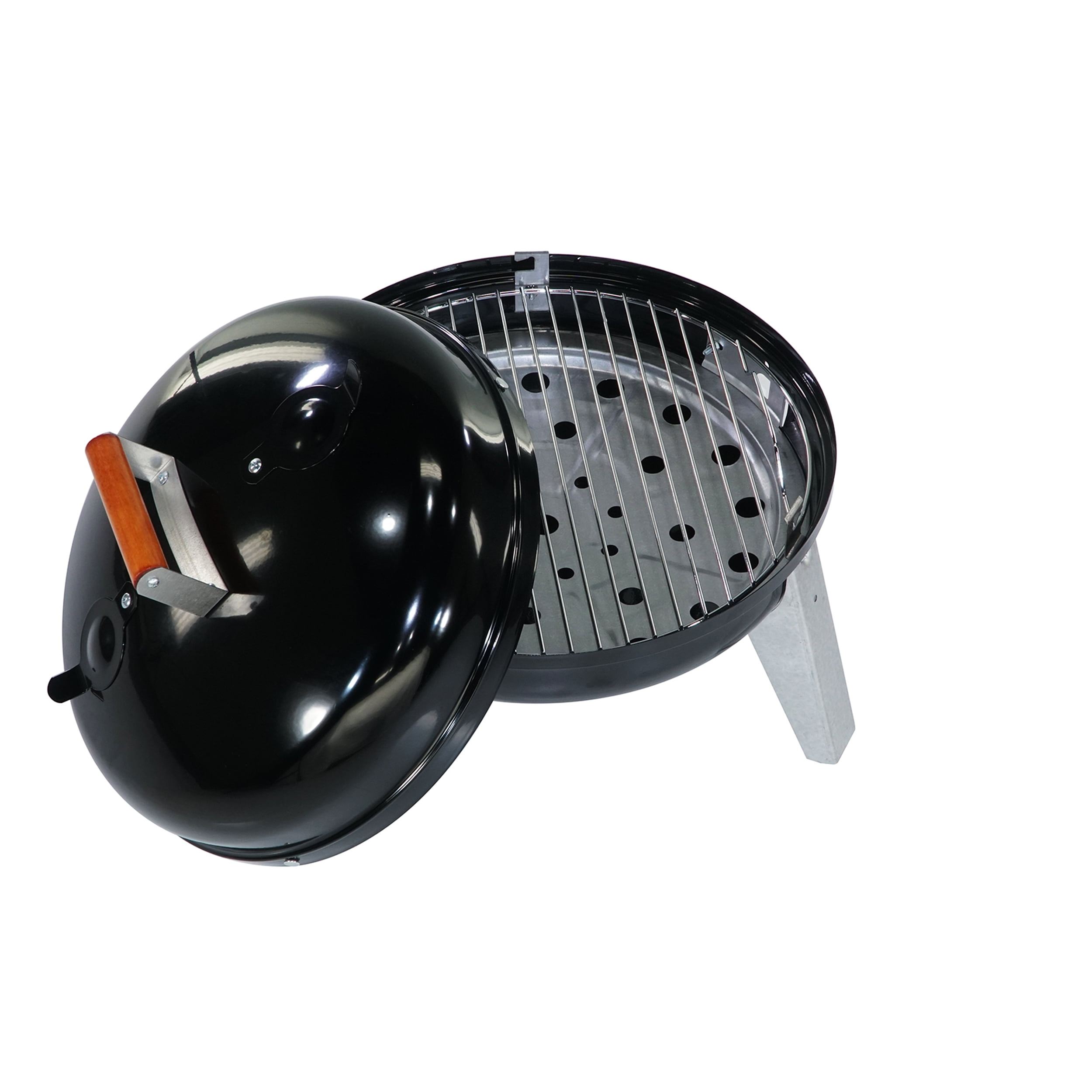 Americana Lock 'N Go Portable Steel Charcoal Grill - Black - Image 3