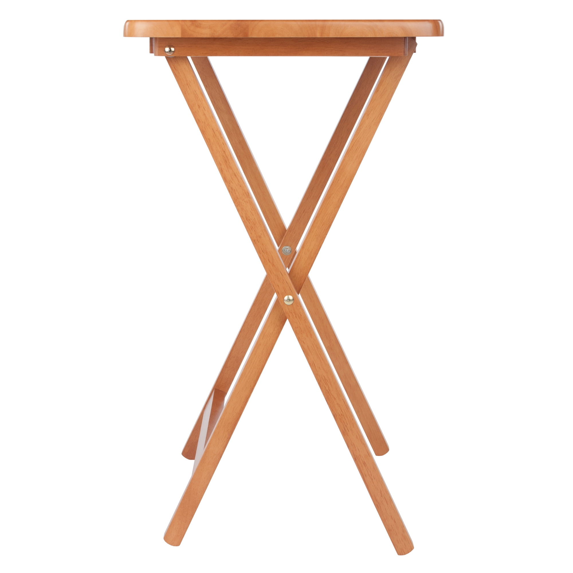 Winsome Wood Sophia 5-Pc Snack Table Set, Teak Finish - Image 7