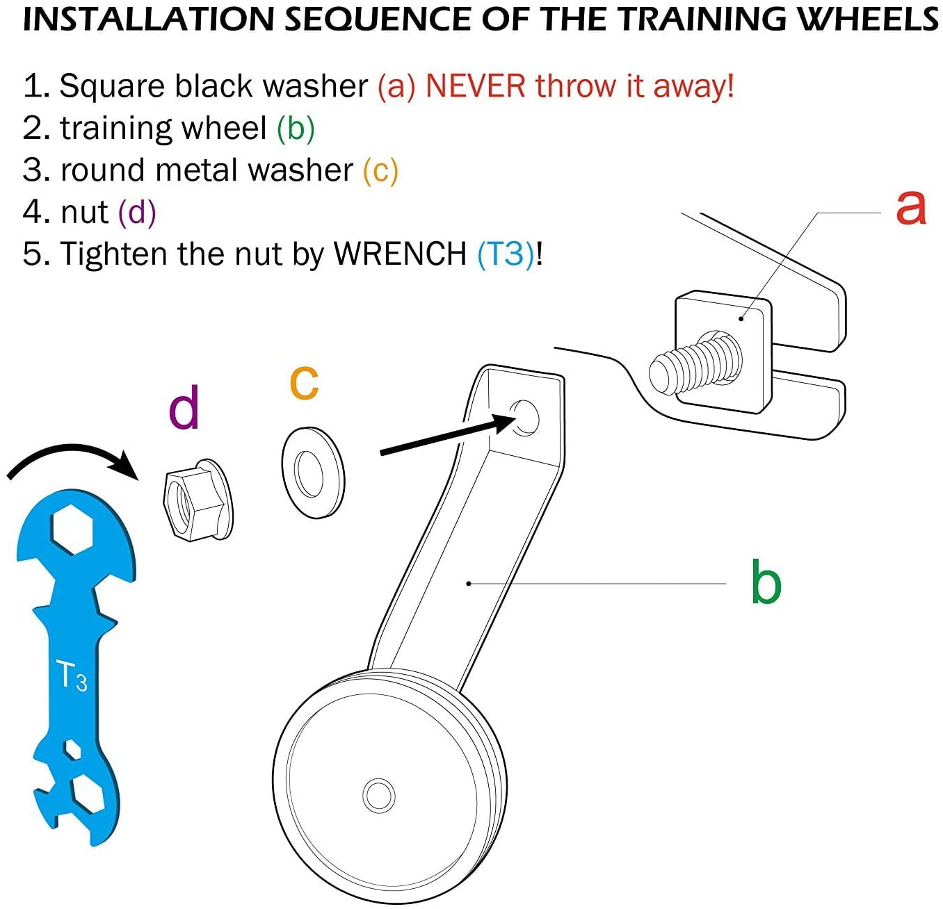 RoyalBaby Buttons 12-inch Kids Bicycle White and Green Color With Training Wheels - Image 9