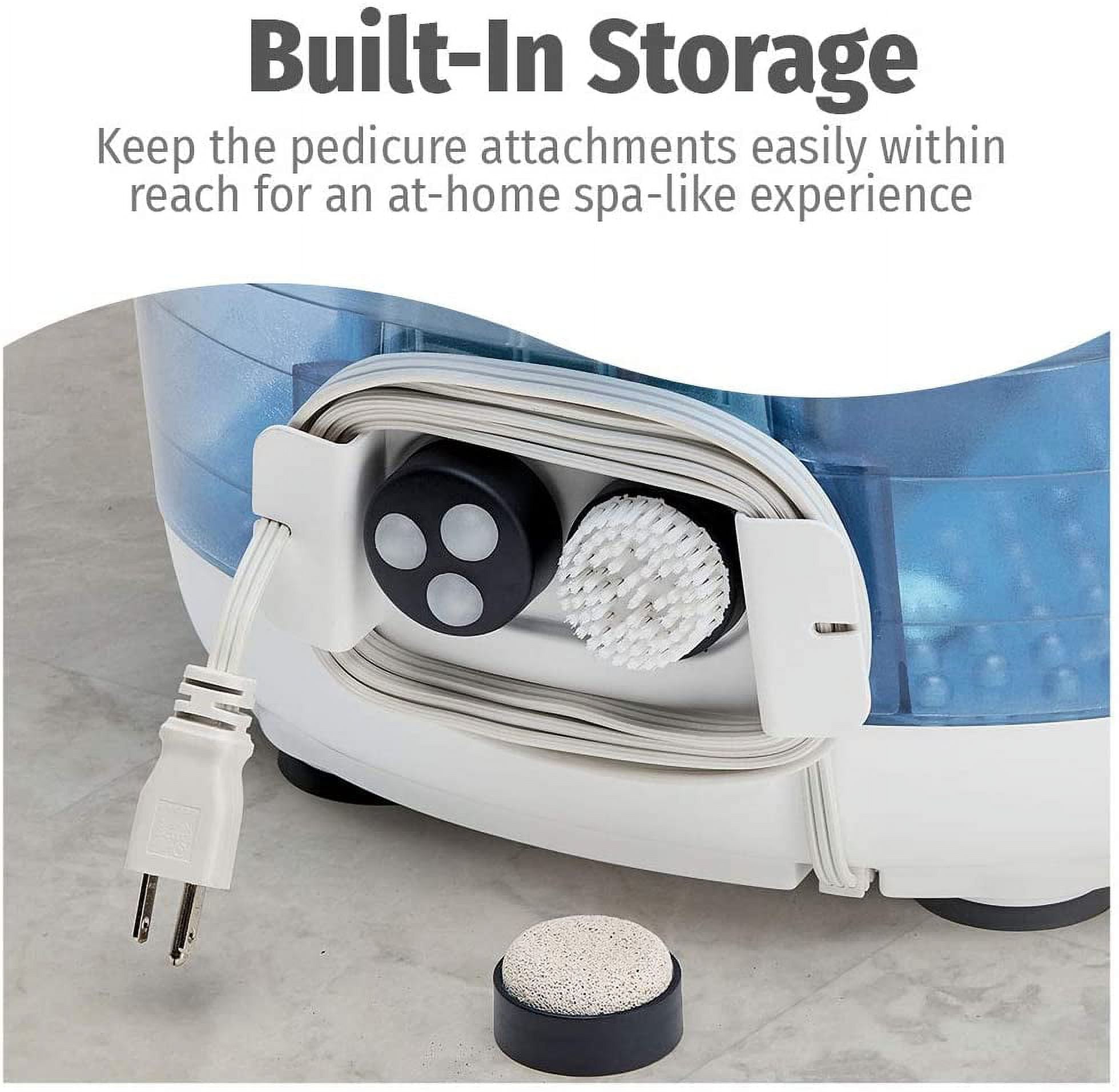 HoMedics 2-in-1 Sauna and Footbath with Heat Boost, Pedicure at-Home Spa with Visible Warm Mist and Massaging Hydra Streams - Image 7