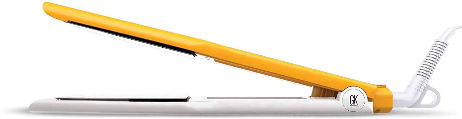 Global Keratin One Control Flat Iron Extra Large Titanium Plates One Button Control with Hair Smoothing Thickness Setting and Easy Storage Lock for Thick Curly and All Types of Hair 110-220V by Gkhair - Image 8