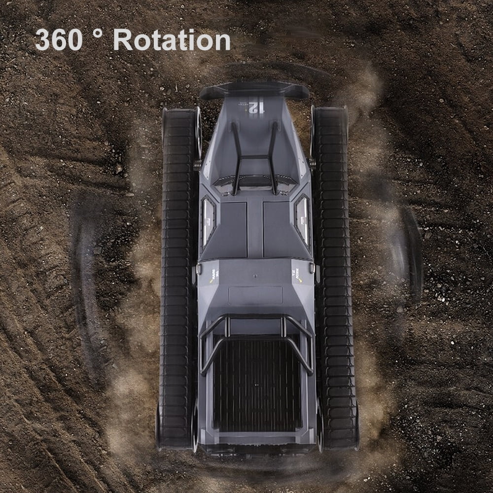 Fisca 1/12 Remote Control Military Tank Toys for Kids and Adult, High Speed RC Drift Racing Tank with Cool Lights - Image 4