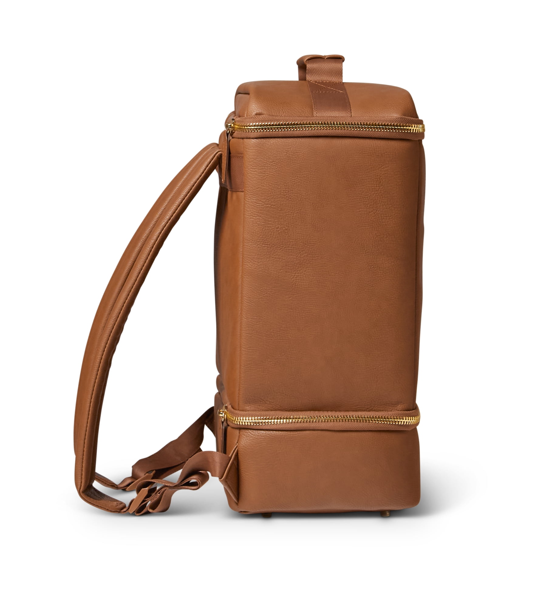 Igloo Luxe Dual Compartment Backpack 16 cans Soft Cooler, Cognac Brown - Image 10