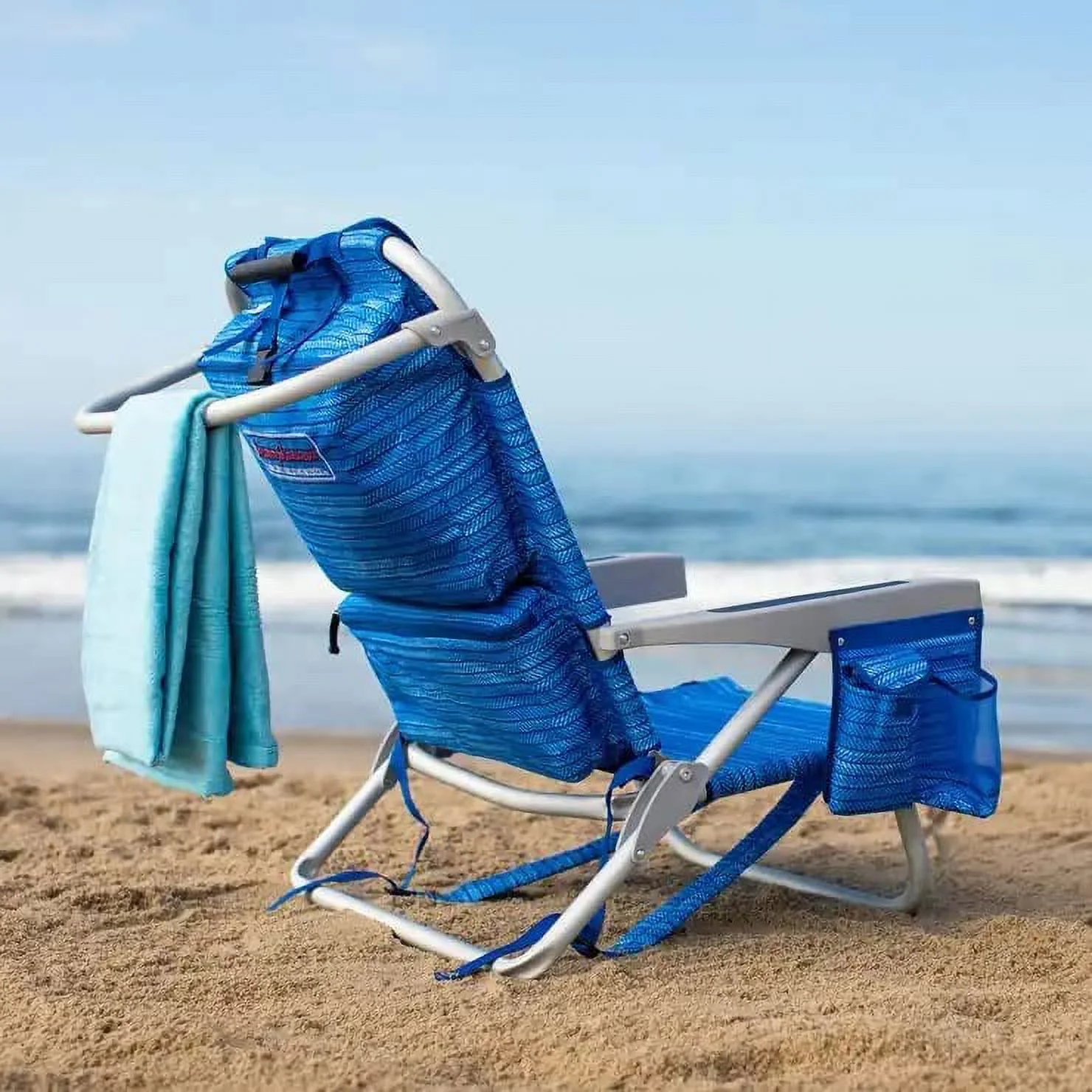 Tommy Bahama 5 Position Sailfish and Palms Backpack Beach Chair - Image 3