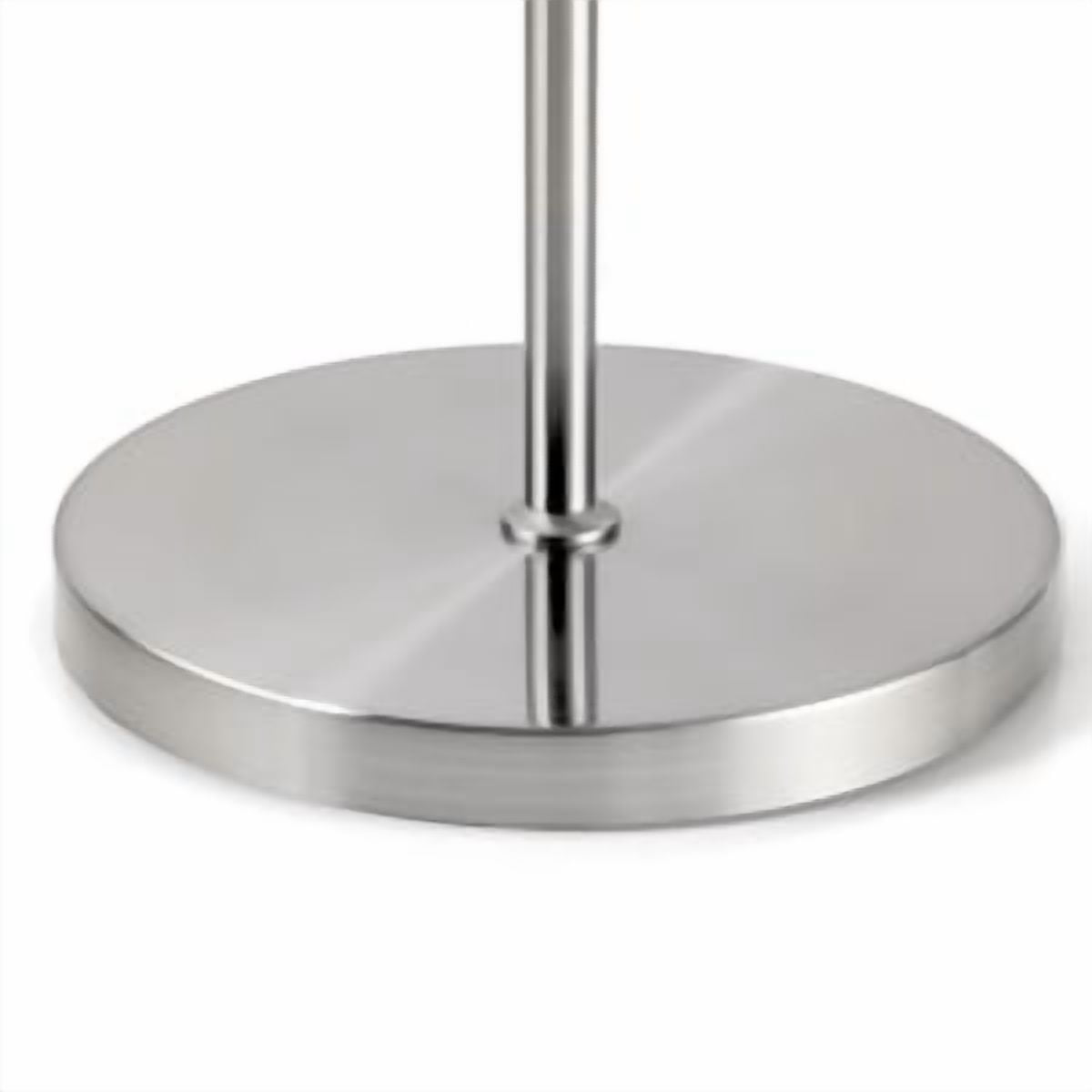 AOHAO 75" Modern Dimmable Silver Arched Floor Lamp with Beige Drum - Image 6