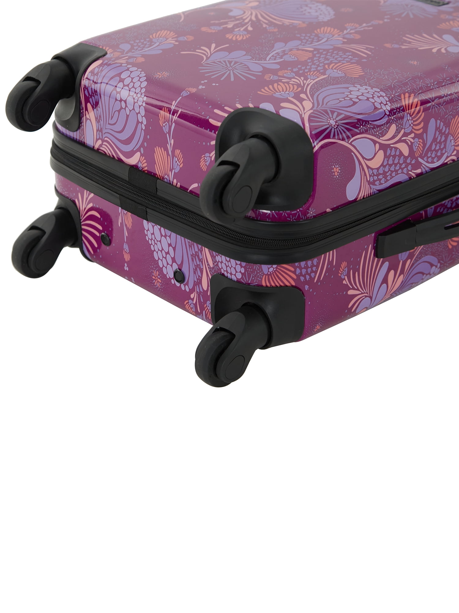 Vonguish Collection 3 piece Hardside Luggage Set with 8 wheel spinners, Style Floral - Image 4