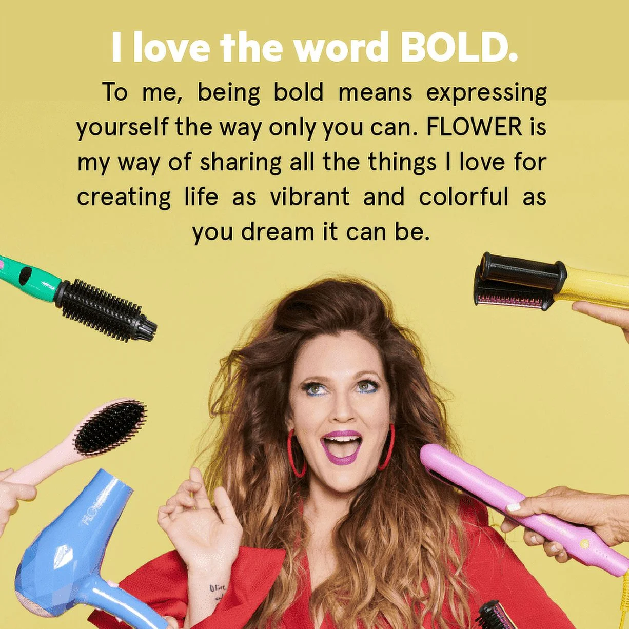 FLOWER Hair Tools Professional 1" Ceramic Tourmaline Flat Iron Hair Straightener, Purple - Image 7