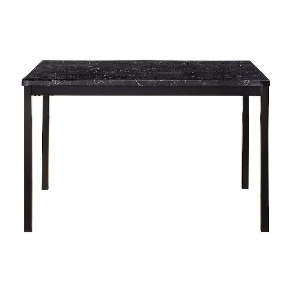 Lexicon Tempe Contemporary Metal Base Dining Room Table in Black - Image 3