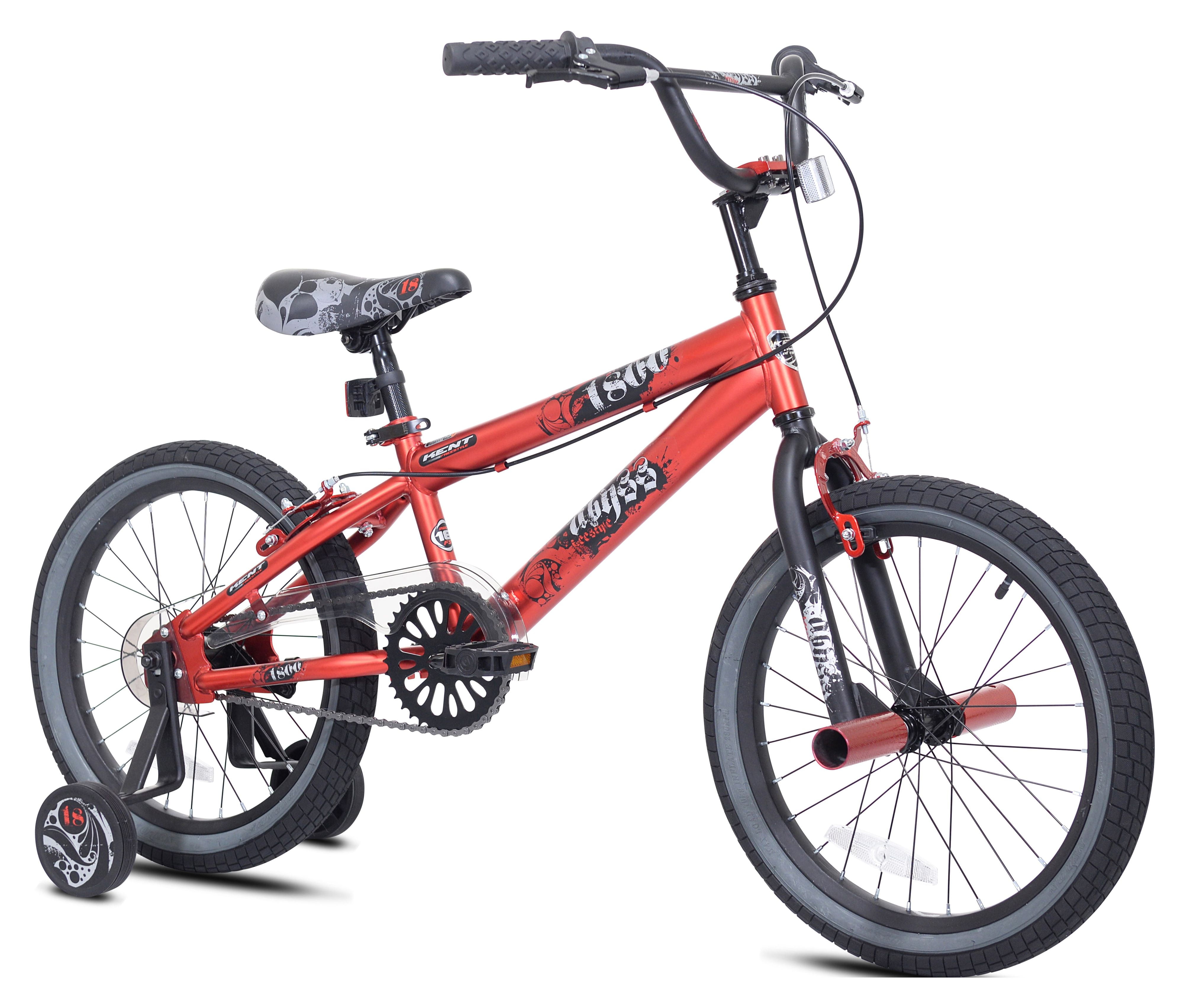 18" Kent Abyss Boy's Freestyle BMX Bicycle, Kids Age 5-7 Years, Red - Image 3