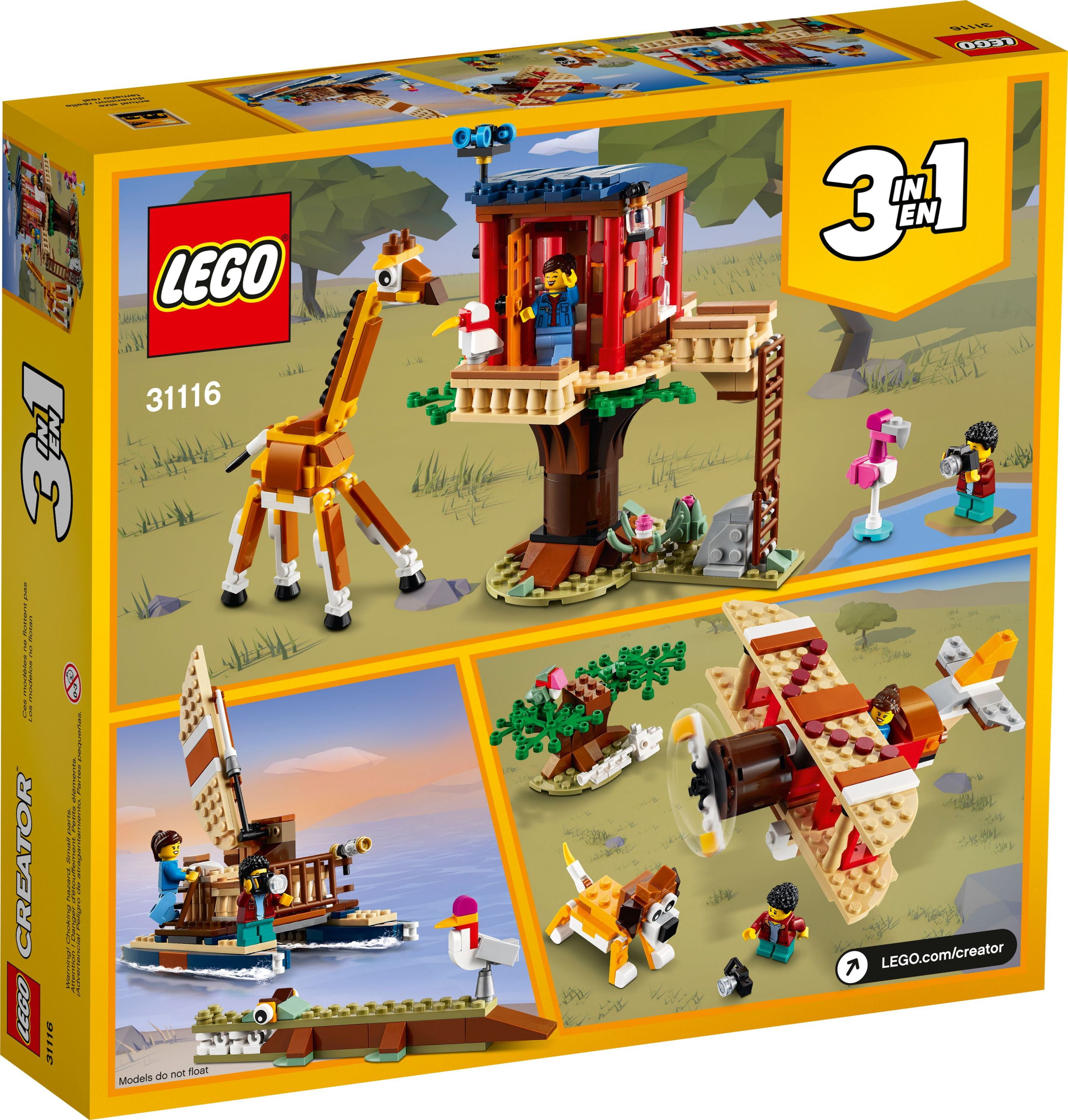 LEGO® Creator Safari Wildlife Tree House 31116, New 2021 (397 Pieces) - Image 6