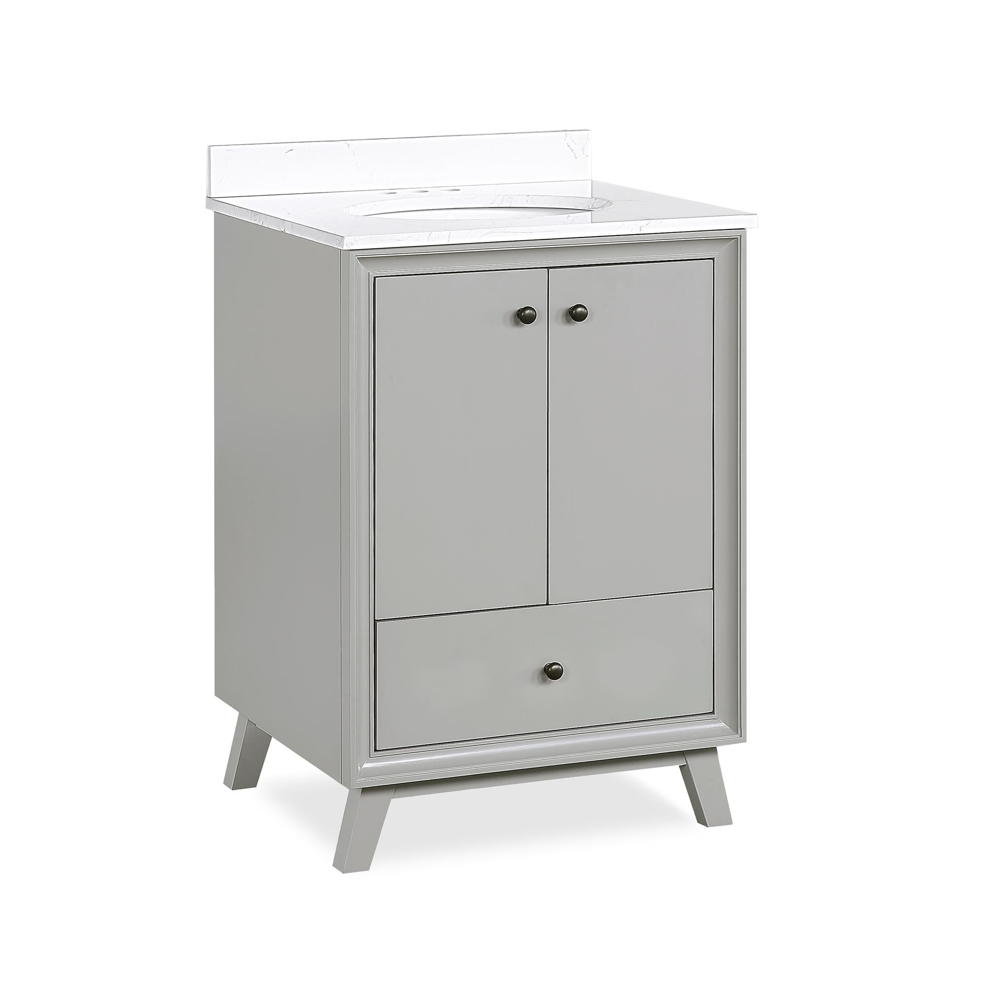 DHP Bleeker 24 Inch Bathroom Vanity, Gray - Image 7