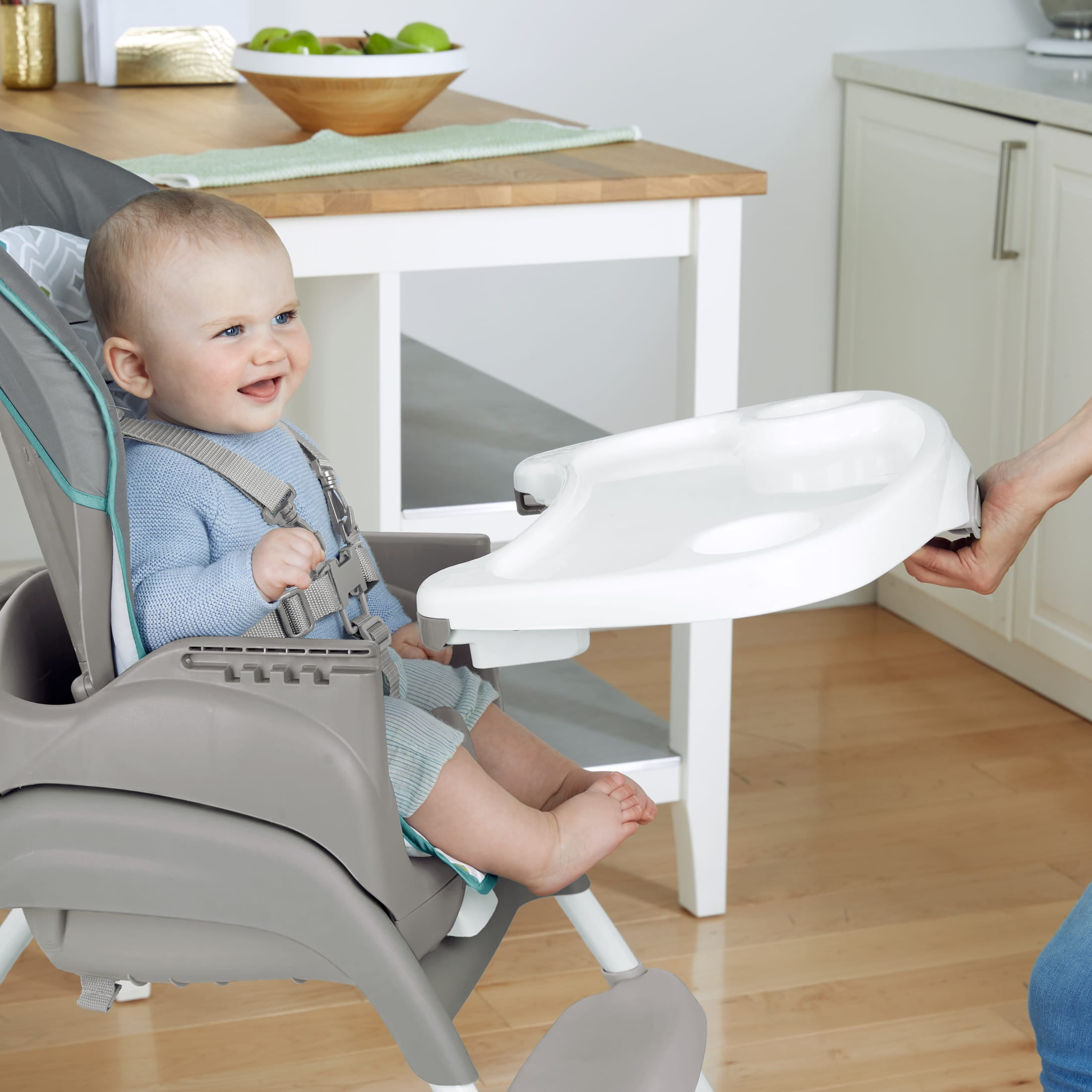 Ingenuity Trio 3-in-1 High Chair, Toddler Chair, and Booster, For Ages 6 Months and Up, Unisex - Nash - Image 4