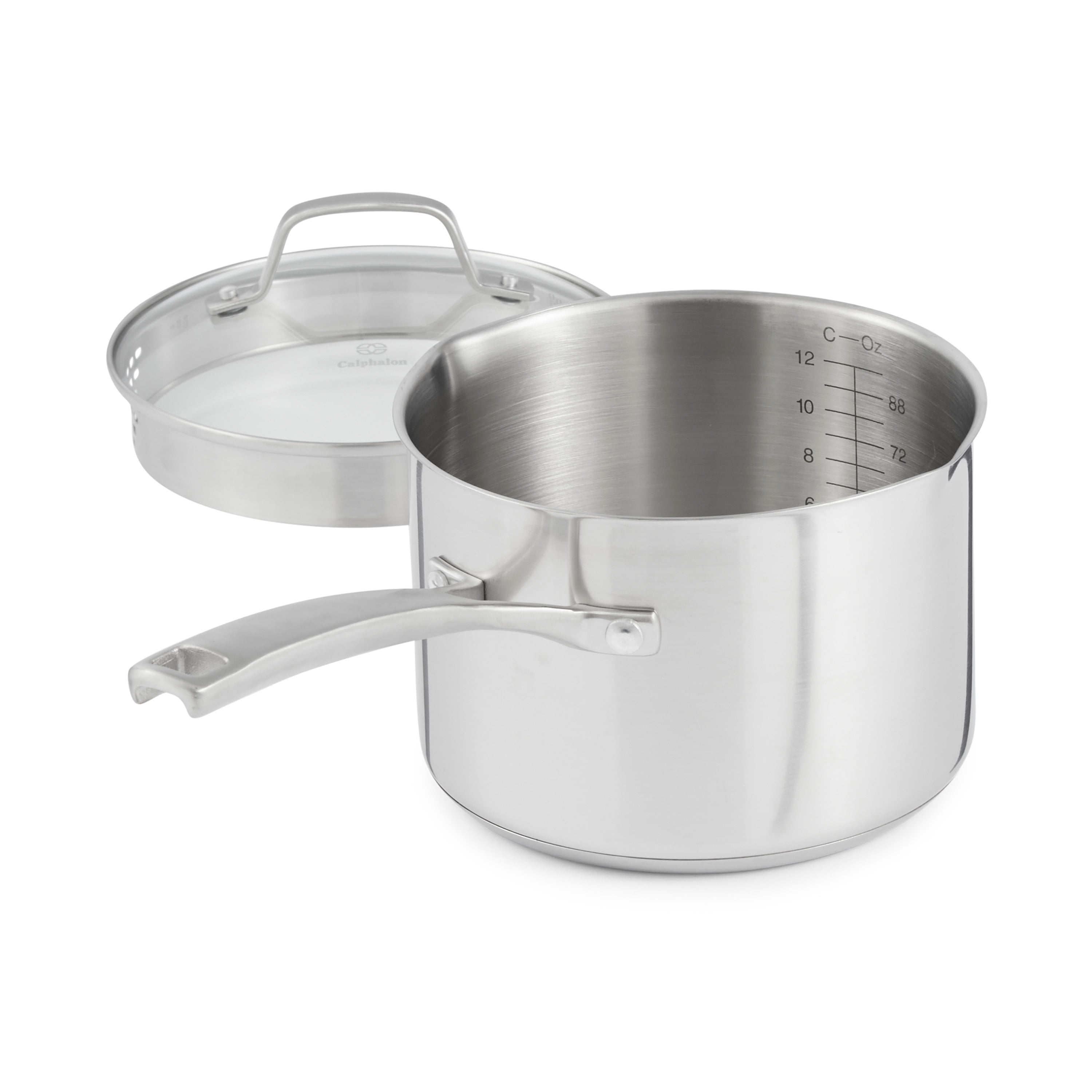 Calphalon Classic 3.5-Quart Stainless Steel Sauce Pan - Image 3