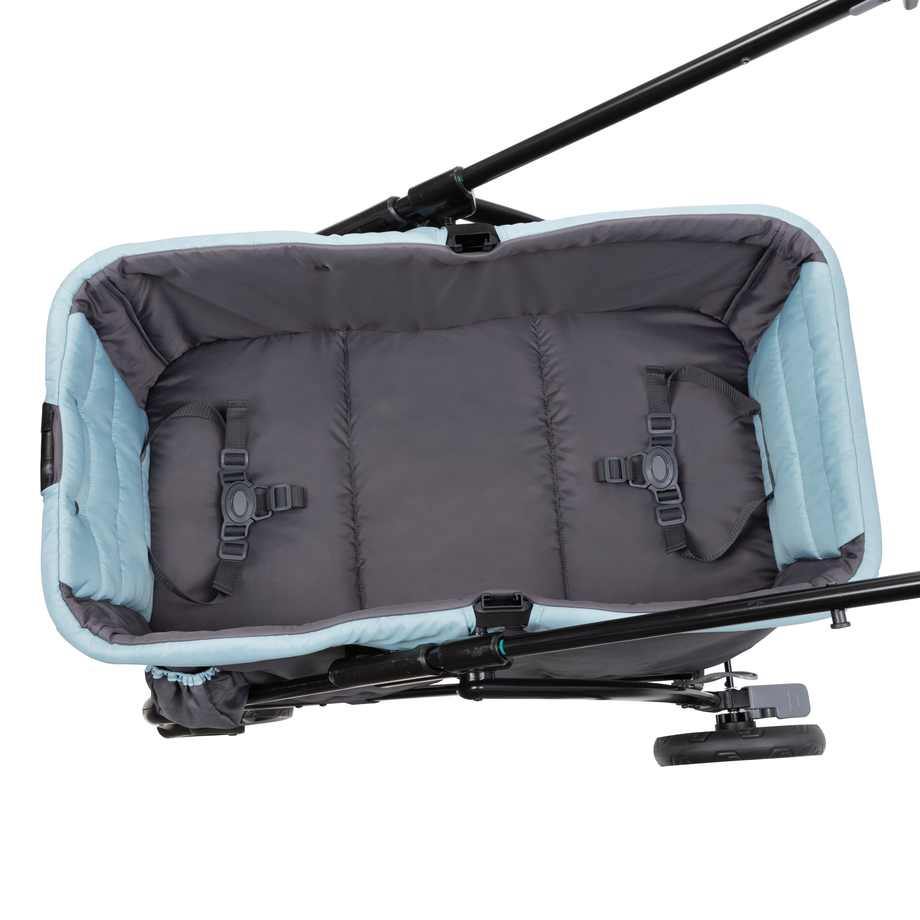 Baby Trend Tour LTE 2-in-1 Wagon Stroller, Compact Fold, Blue - Image 10