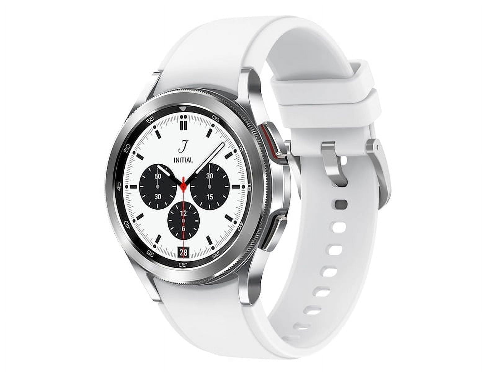 Samsung Galaxy Watch4 Classic Stainless Steel Smart Watch, 42mm, Bluetooth, Silver - Image 4