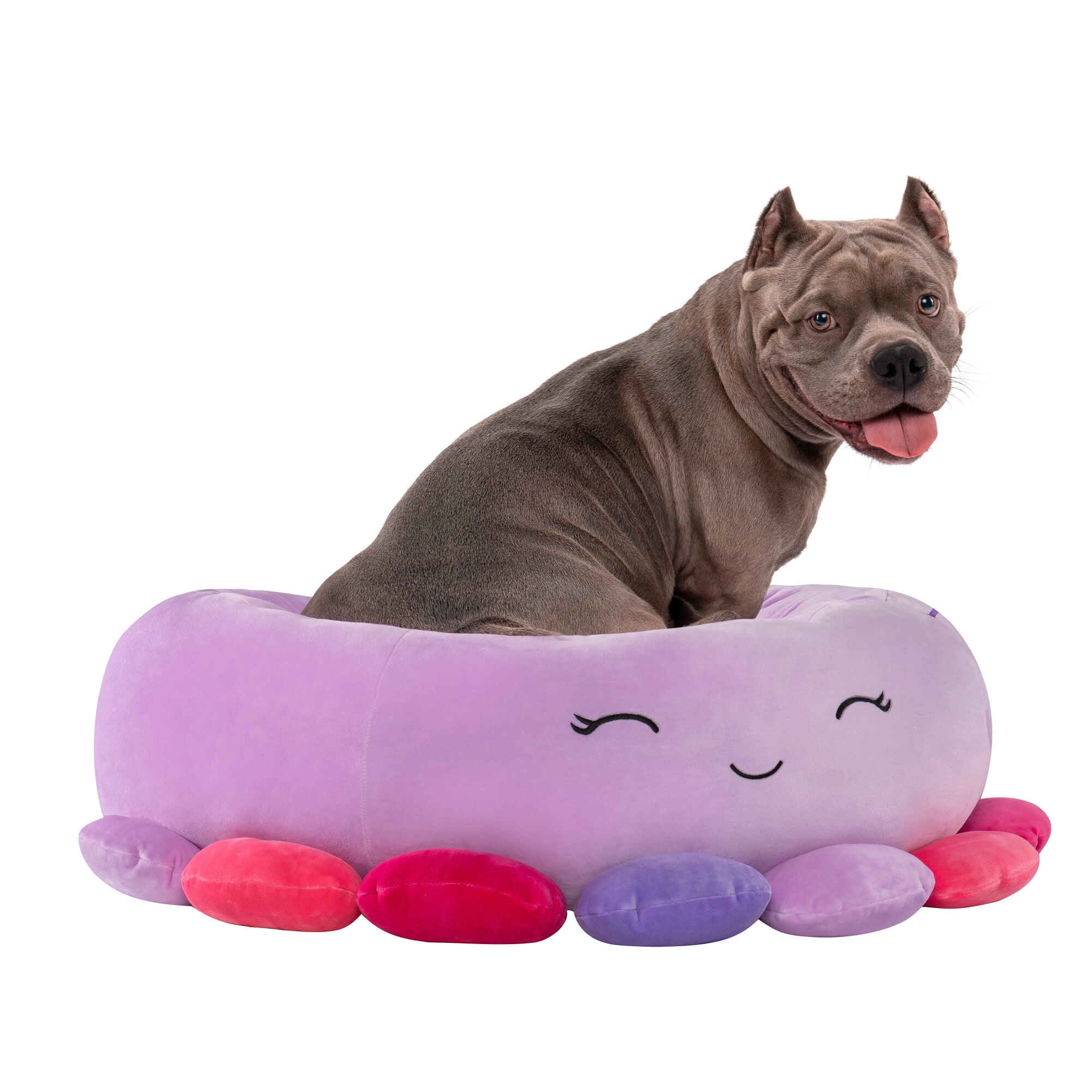 Squishmallows 30 inch Beula Octopus Pet Bed - Large Ultra Soft Plush Pet Bed - Image 3