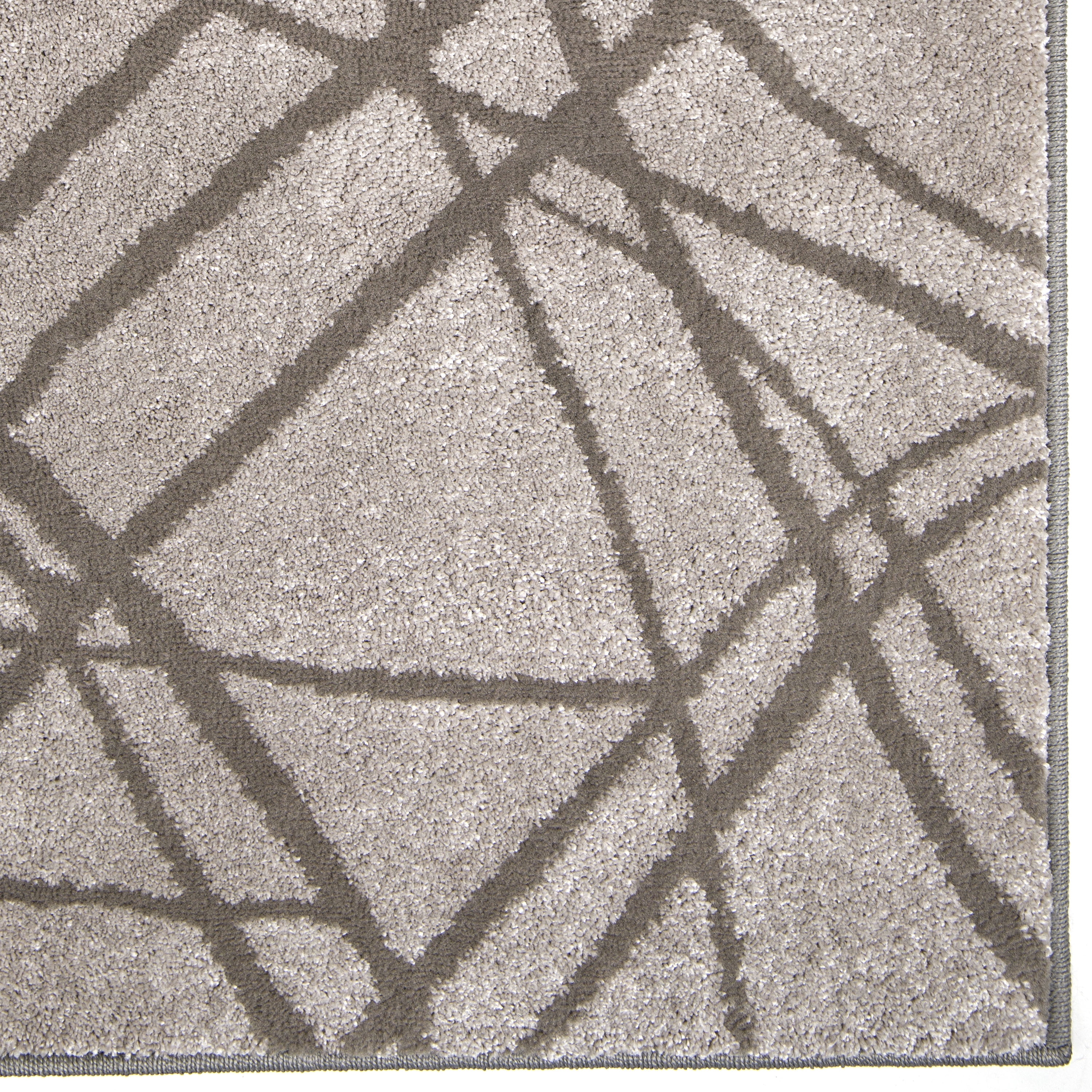 Orian Blaze Area Rug, Grey, 7'10" x 10'10" - Image 3