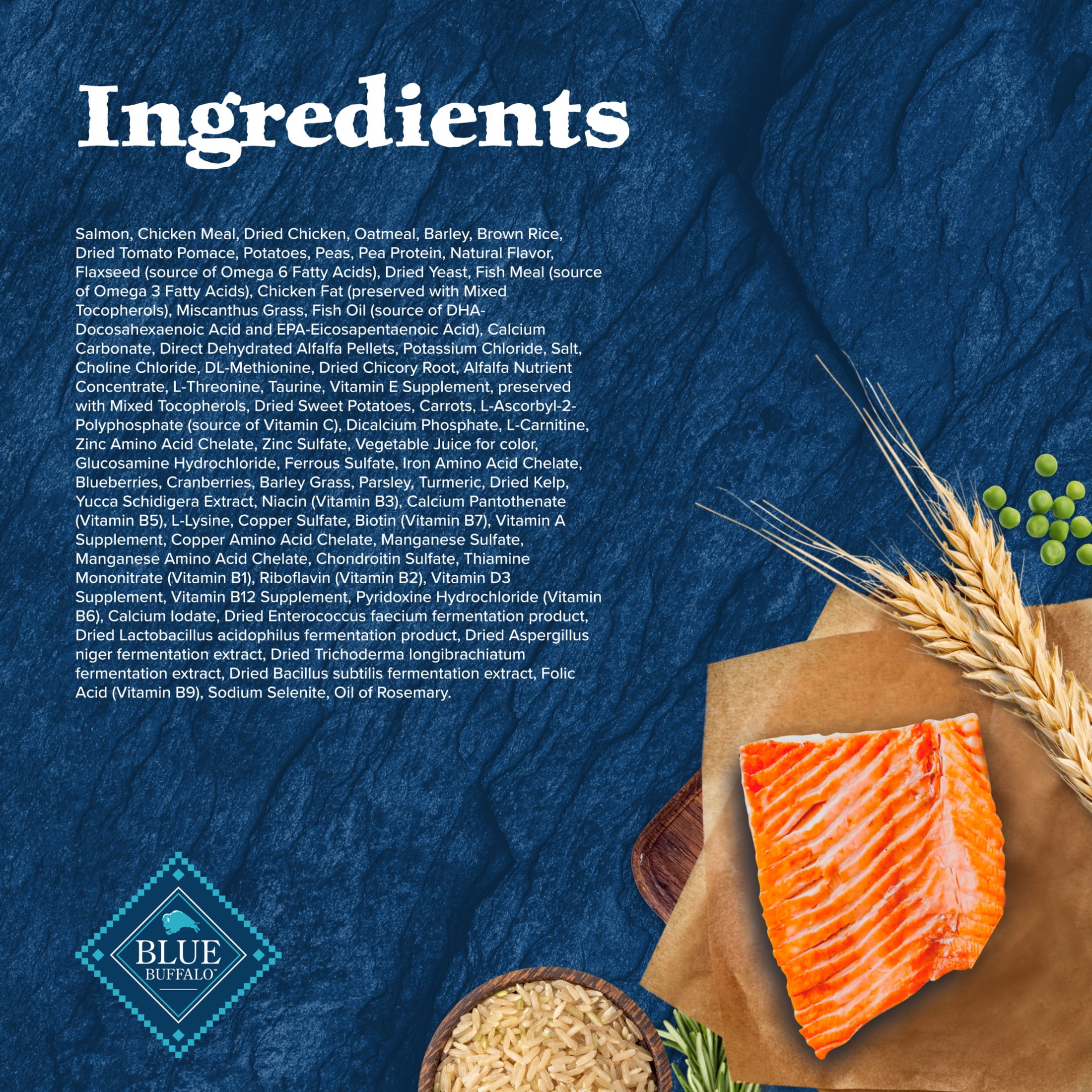 Blue Buffalo Wilderness High-Protein Natural Dry Food for Senior Dogs, Salmon Recipe, 24-lb. Bag - Image 10