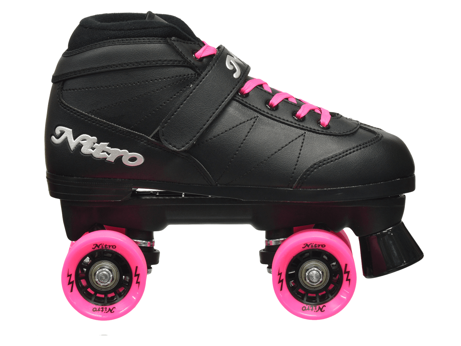 Epic Adult Super Nitro Pink Quad Speed Skates Package - Image 5