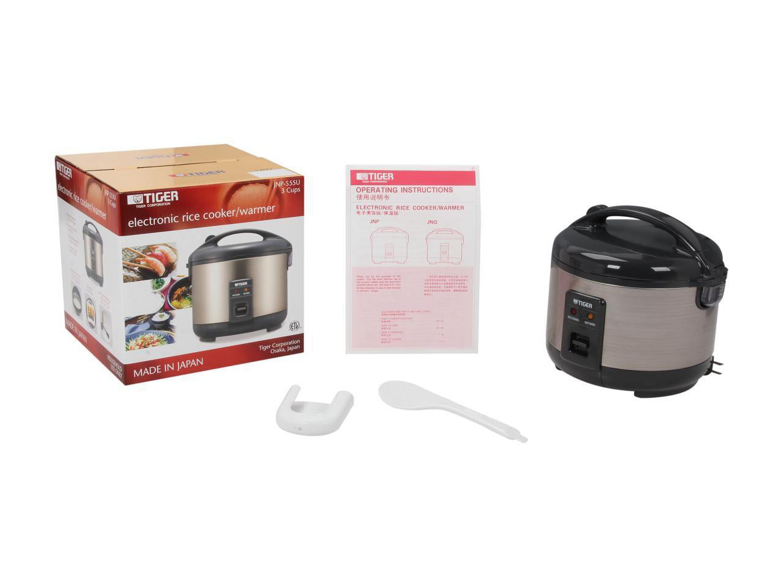 Tiger Electronics JNPS-55U 3 Cup Rice Cooker - Image 6