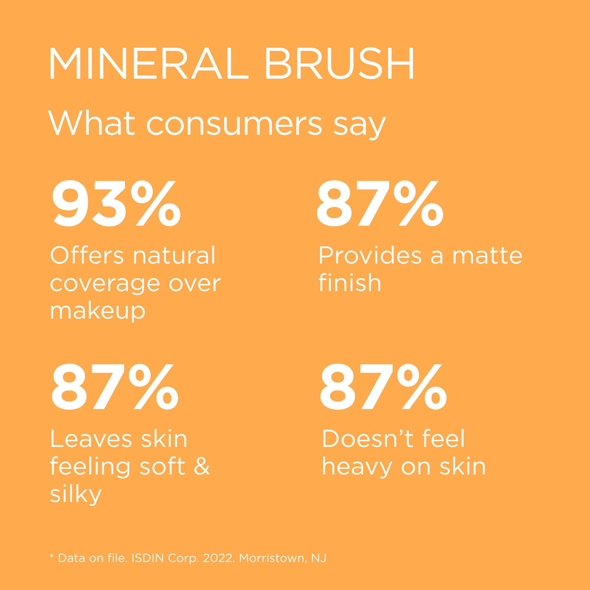 ISDIN Mineral Brush Powder, Facial Pollution and Blue Light Protection, a Complement to your Sun Care Routine, Suitable for Sensitive Skin - Image 3