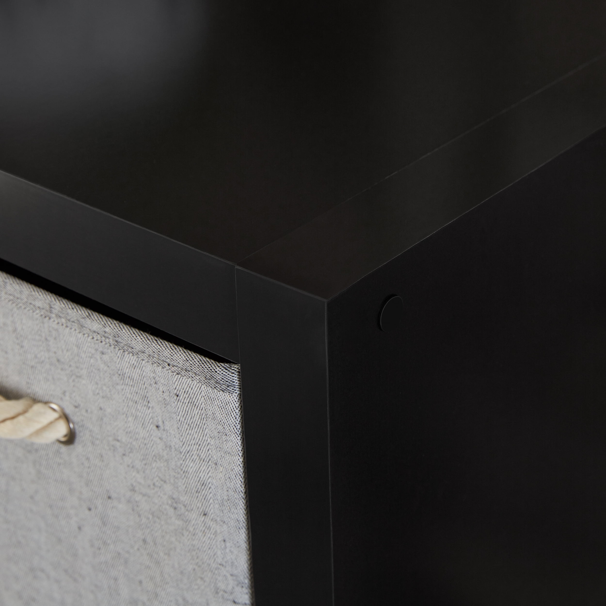 (3 pack) Better Homes & Gardens 8 Cube Storage Organizer, Solid Black - Image 8