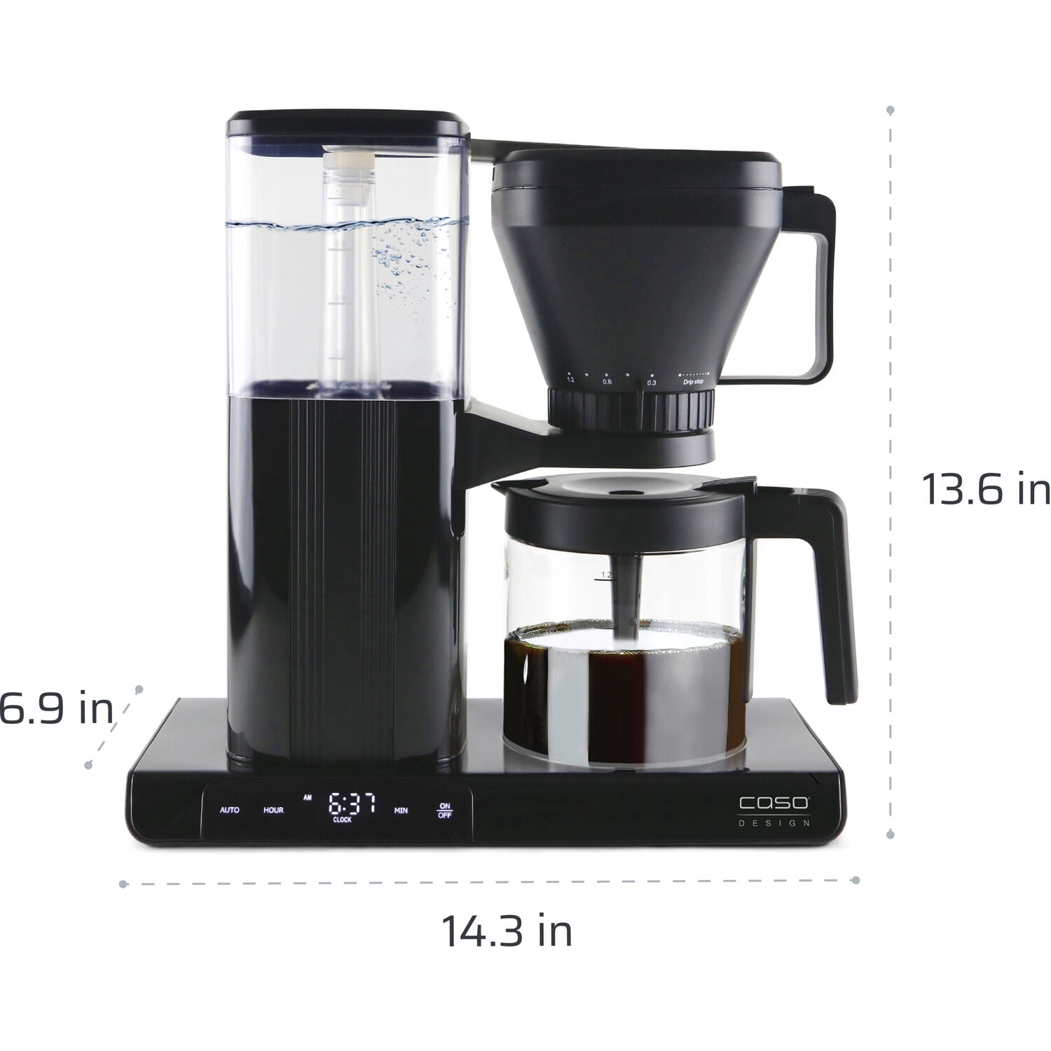 Caso Gourmet Gold Cup Coffee Maker Serves 8 Cups, Brews Coffee at 205F, New - Image 10