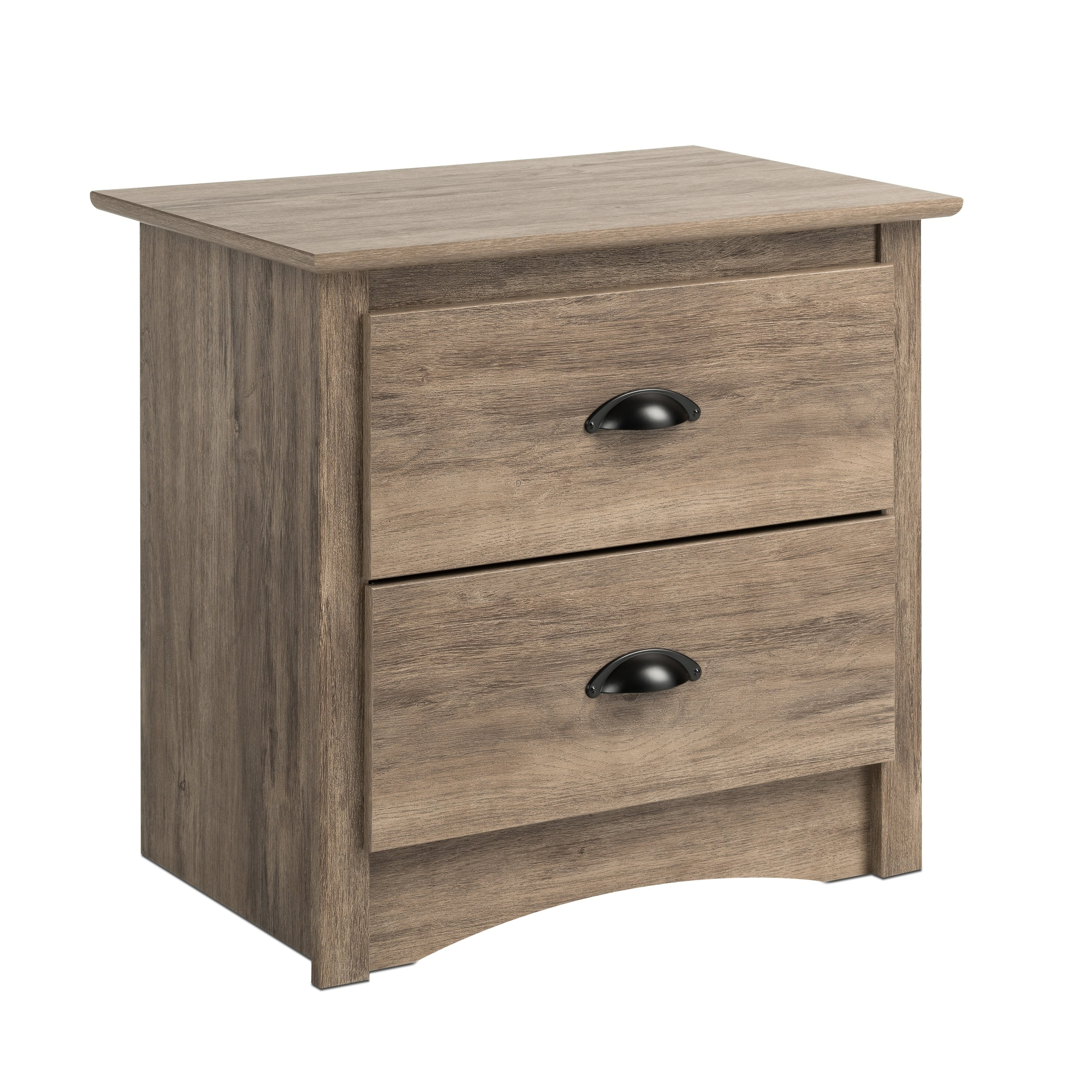 Prepac Salt Spring 2-Drawer Night Stand, Drifted Gray - Image 4