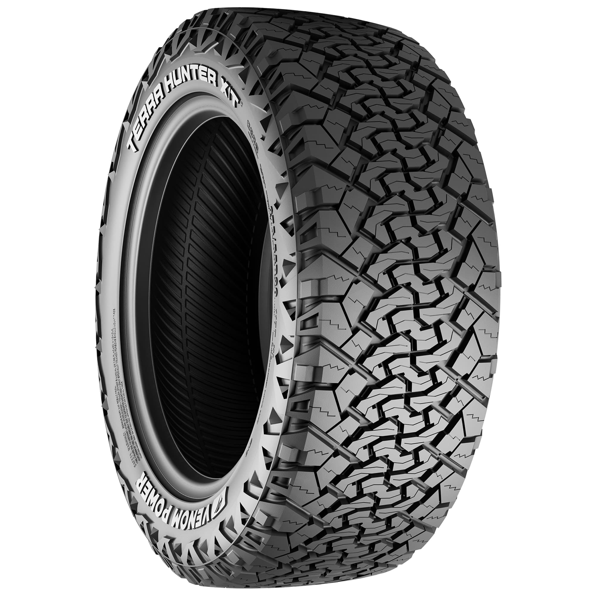Venom Power Terra Hunter X/T2 Rugged Terrain 255/70R16 111S Light Truck Tire - Image 4