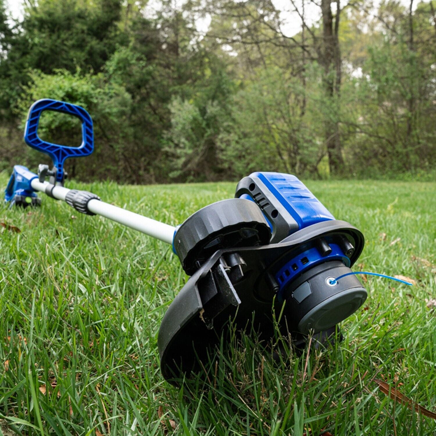 WILD BADGER POWER 20V Weed Wacker, Leaf Blower, Wheeled Edger Kit Electric with 2 * 2Ah Battery & Charger, String Trimmer, Lightweight, Adjustable Telescopic Shaft, Fast-Charging - Image 8