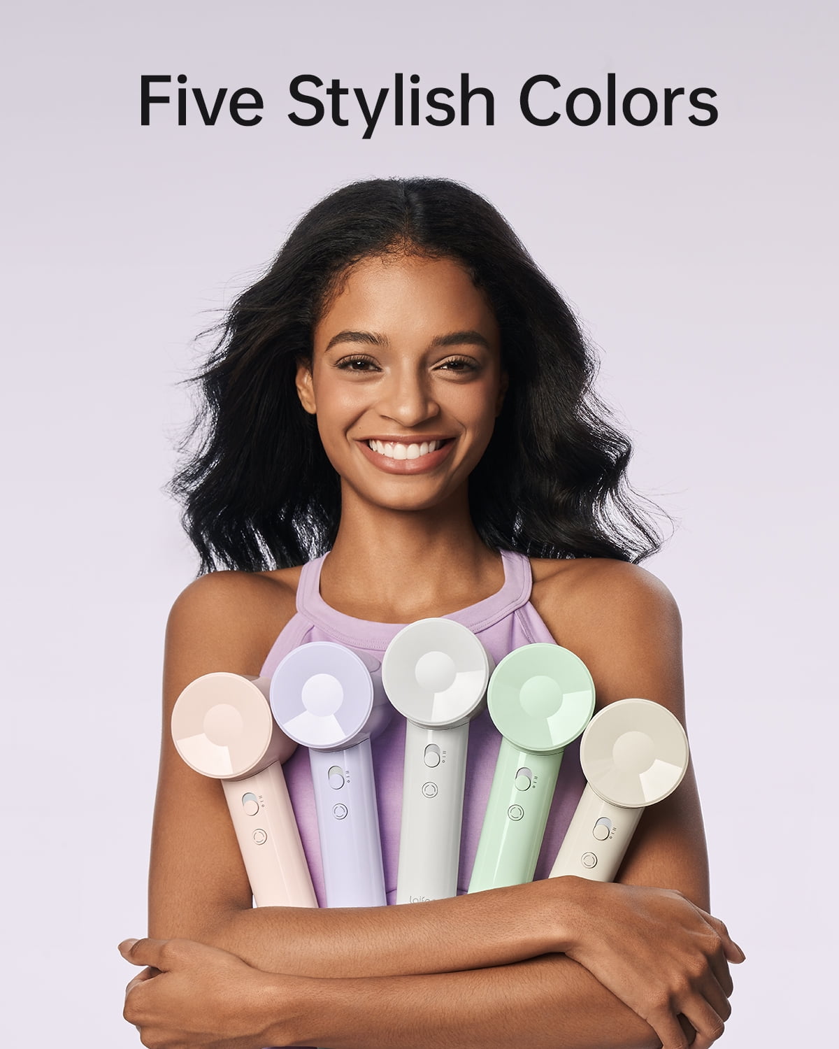 Laifen SE Lite Hair Dryer, 100,000 RPM High Speed Motor & 150 Million NegativeIons (Purple,Polycarbonate) - Image 9