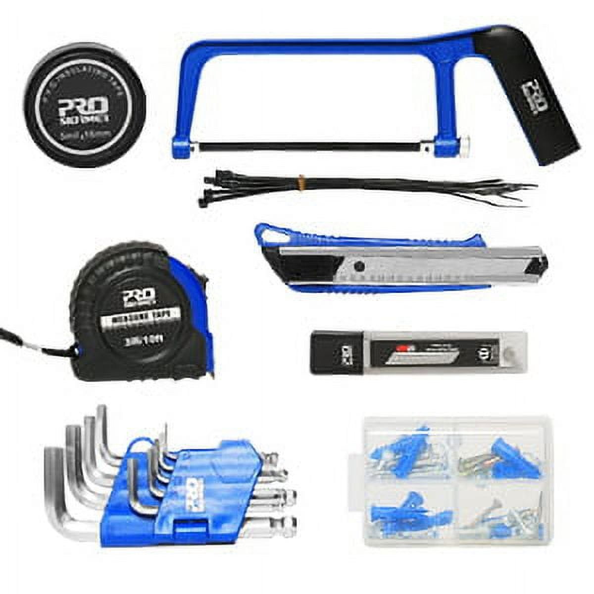 PROSTORMER 198 Pcs Hand Tool Set DIY Home Repair Kit Car Repair Tool Set Wrench Saw Screwdriver - Image 10