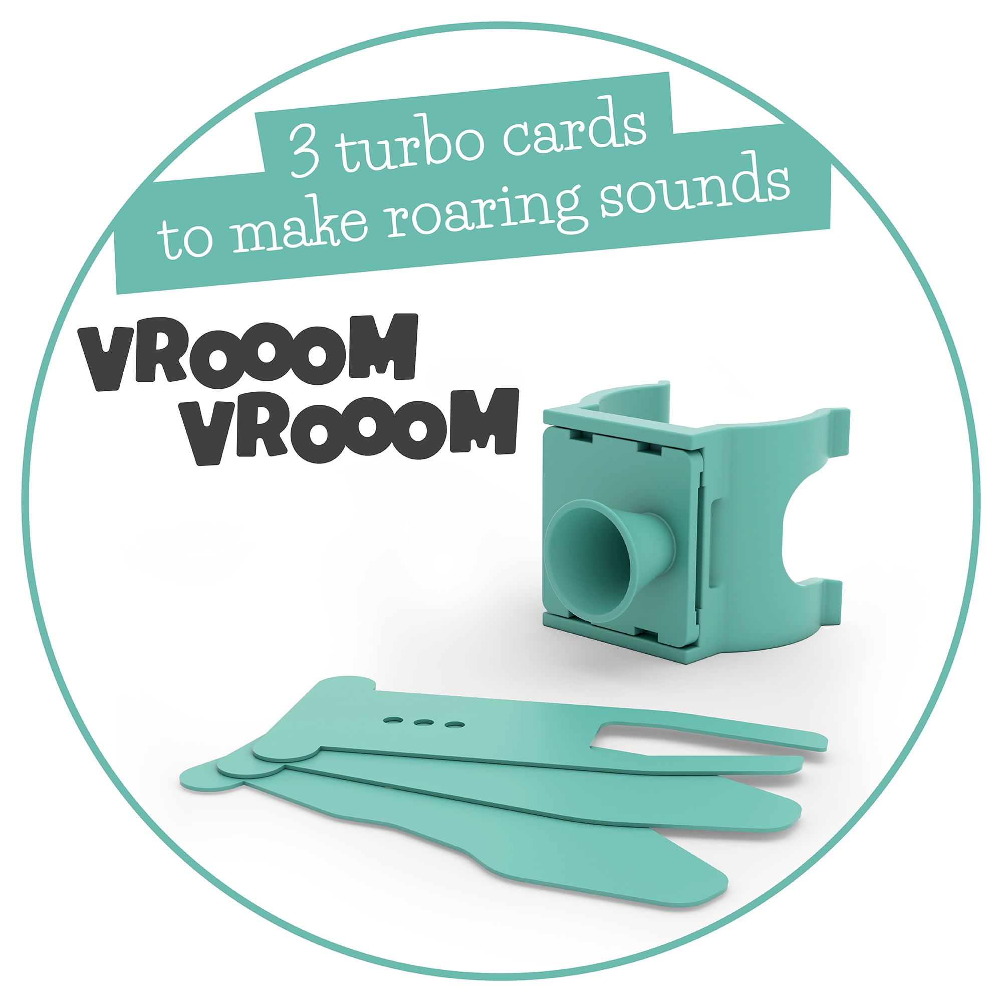 Chillafish BMXie Vrooom multi-play balance trainer with real VROOM VROOOM sounds, including hand protectors, a detachable numberplate, EVA tires and adjustable seat, for age 2-5 years, Mint - Image 5