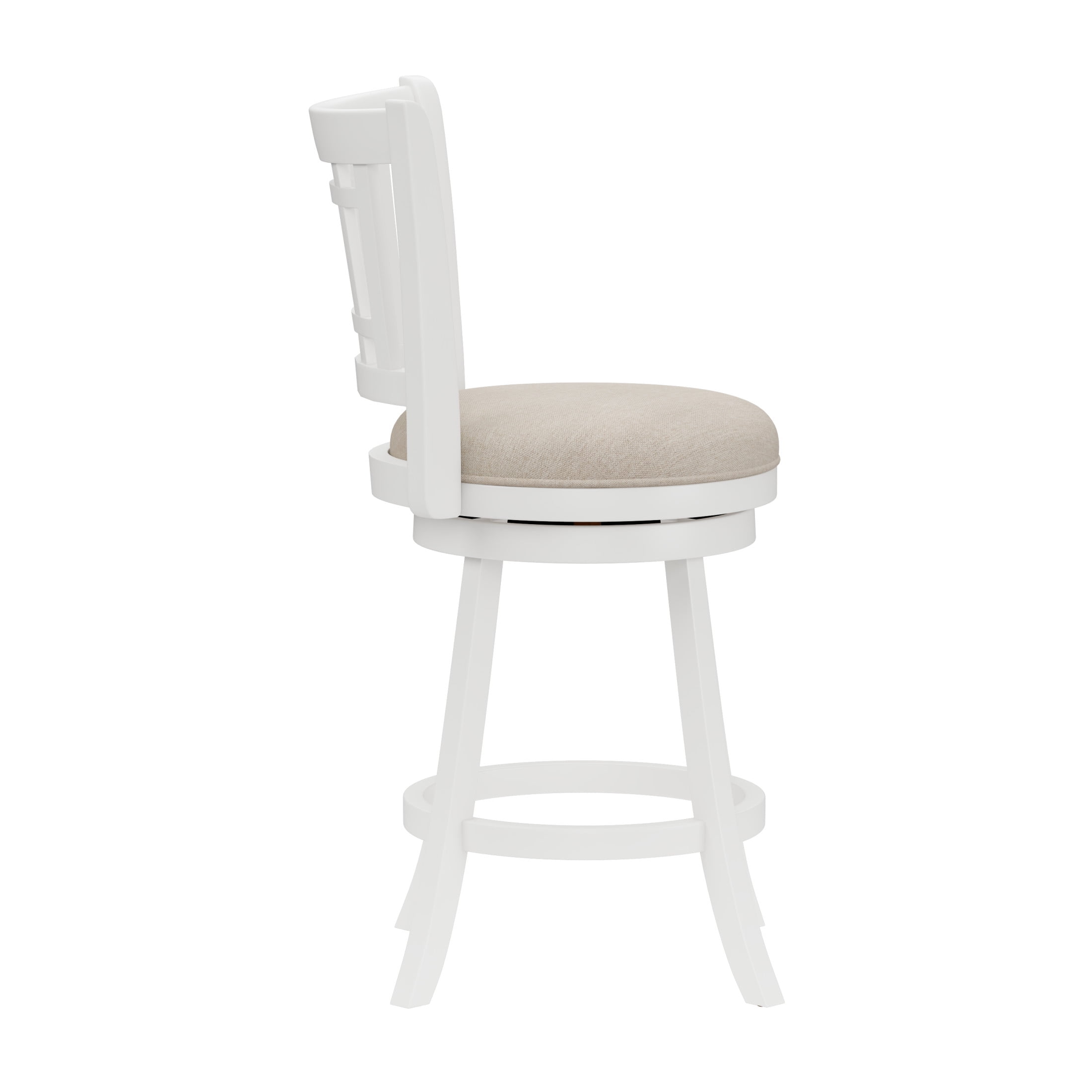 Hillsdale Furniture Fairfox Wood Counter Height Swivel Stool, White - Image 11