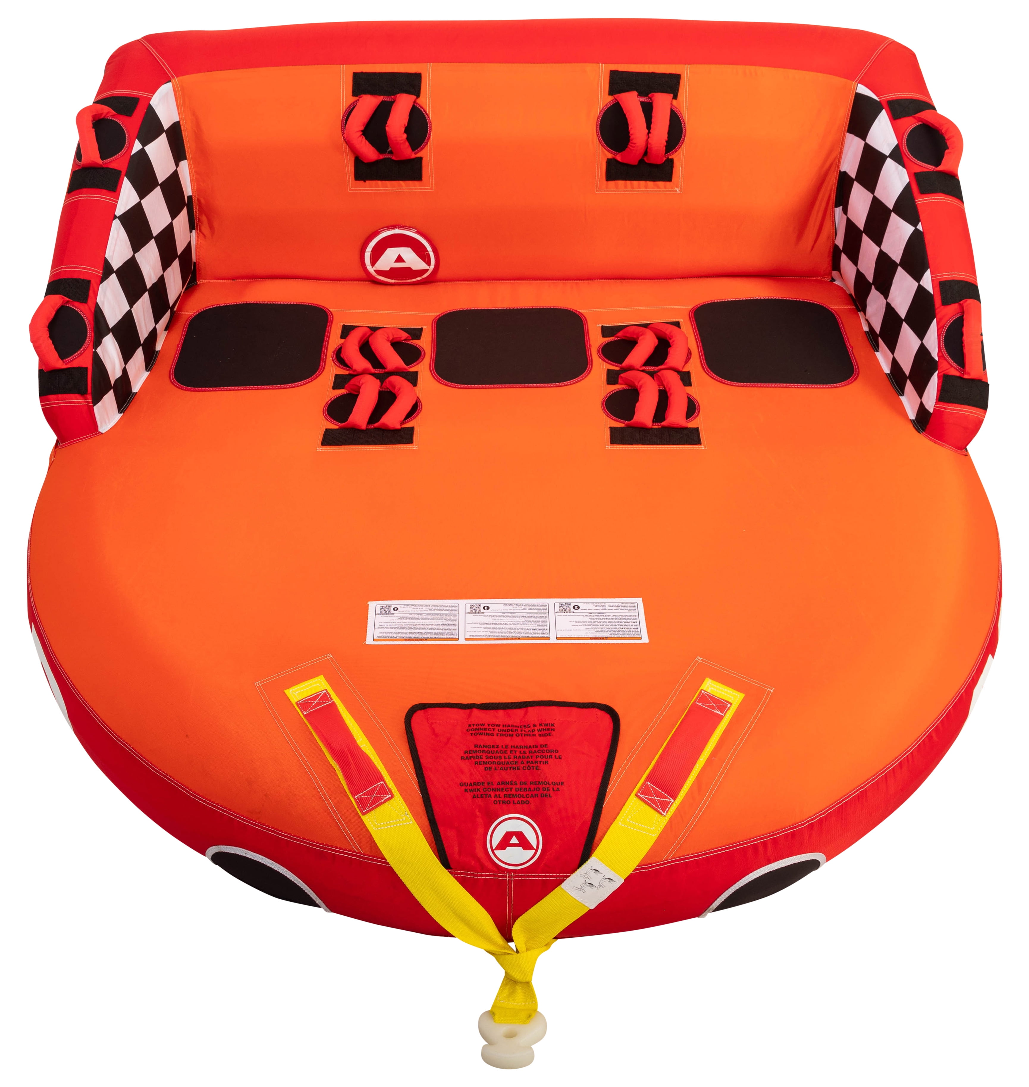 Airhead Super Mable Towable Tube for Boating, Fits up to 3 People, Dual Tow Points - Image 10