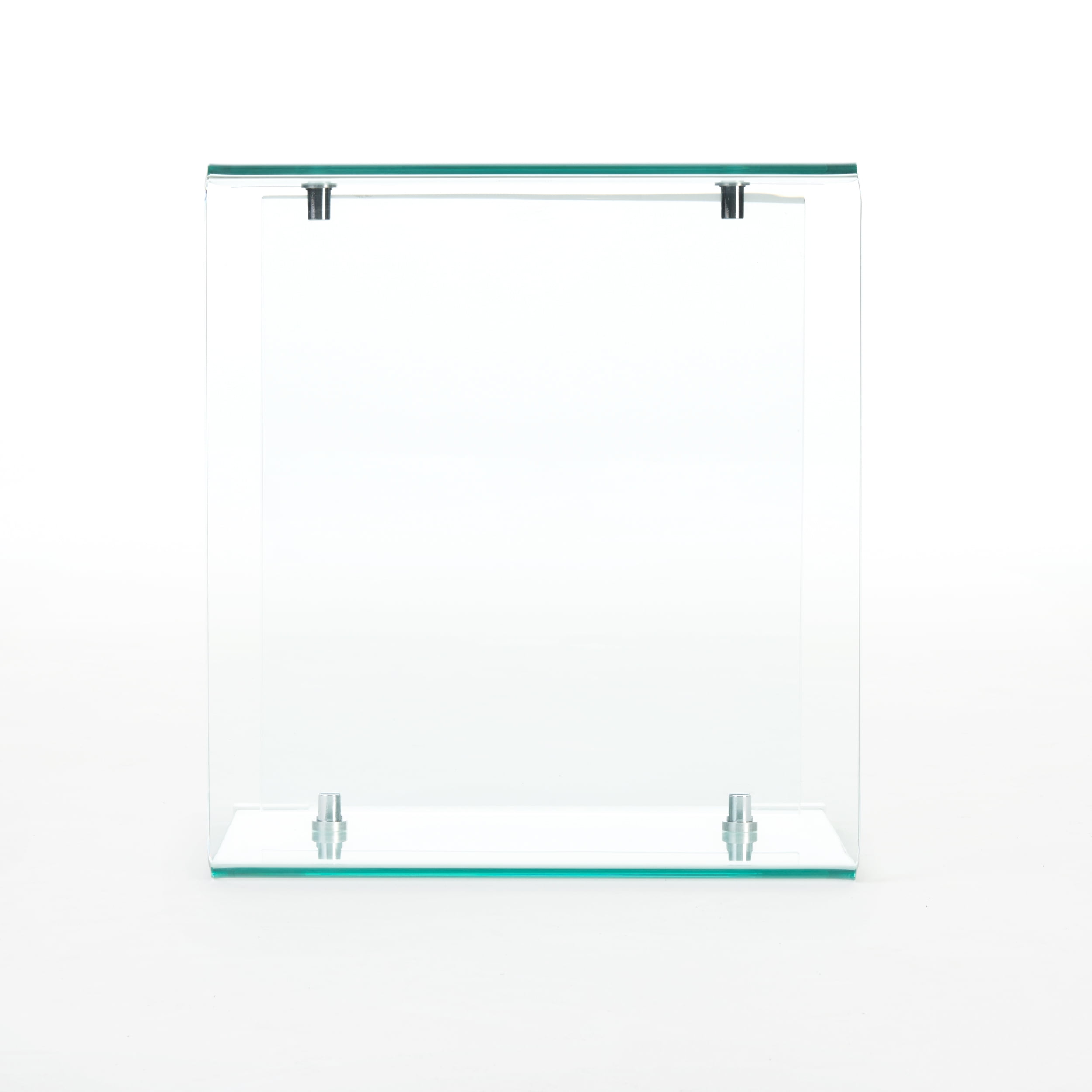 Noble House Manning 12mm Tempered Glass End Table, Clear - Image 7