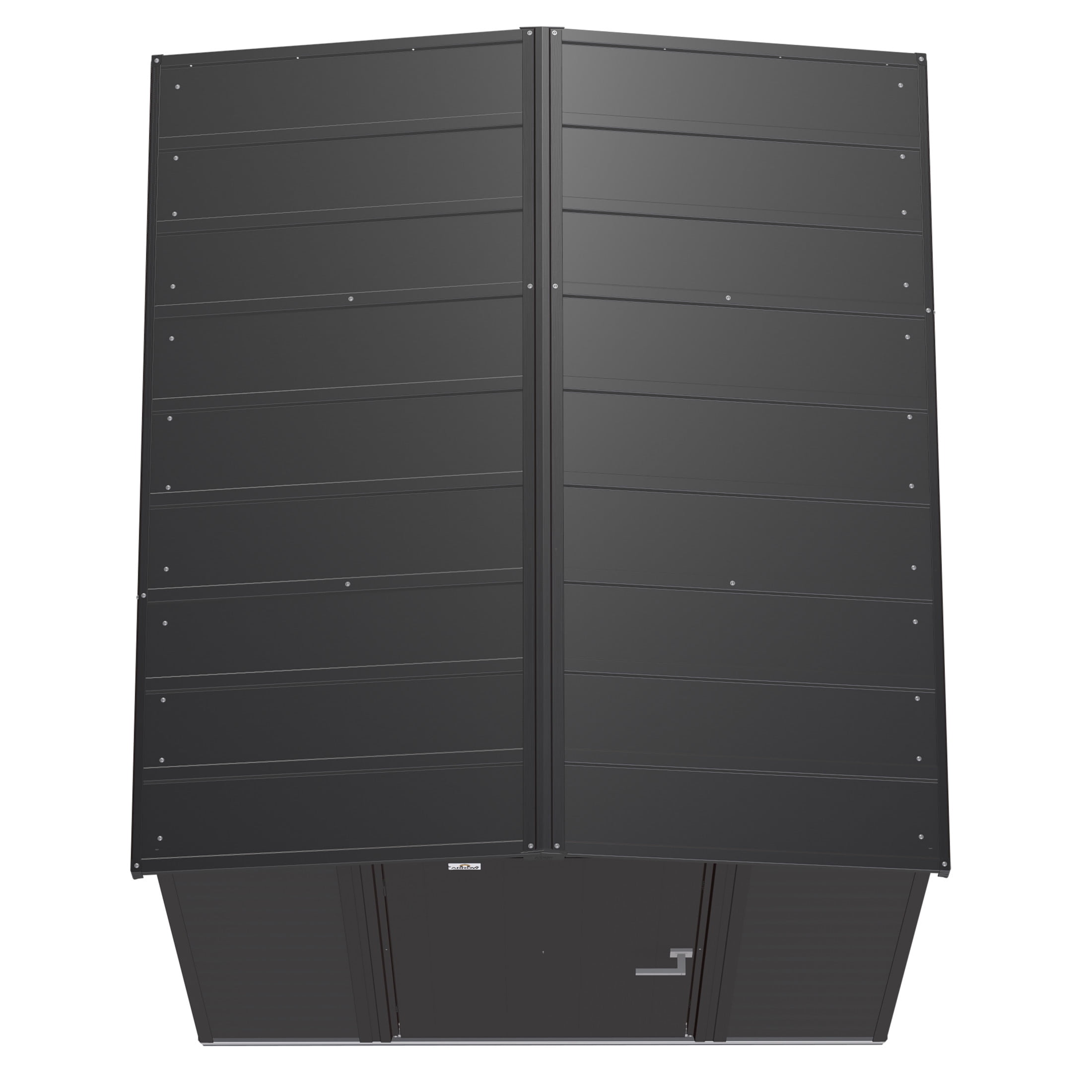 Arrow Select 6 x 7 x 7 ft Charcoal Steel Storage Shed - Image 12
