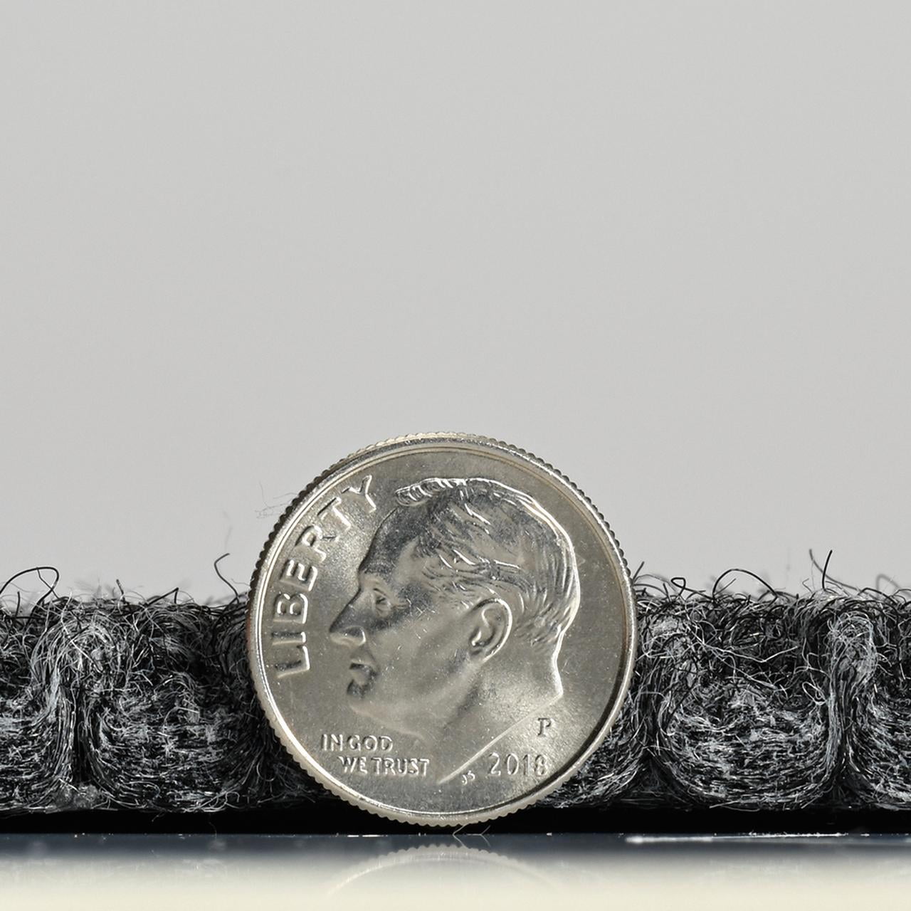 Foss Floors Ash Grey 24' x 24' Peel and Stick Indoor/Outdoor Carpet Tile 40 sq ft 10 Piece - Image 2