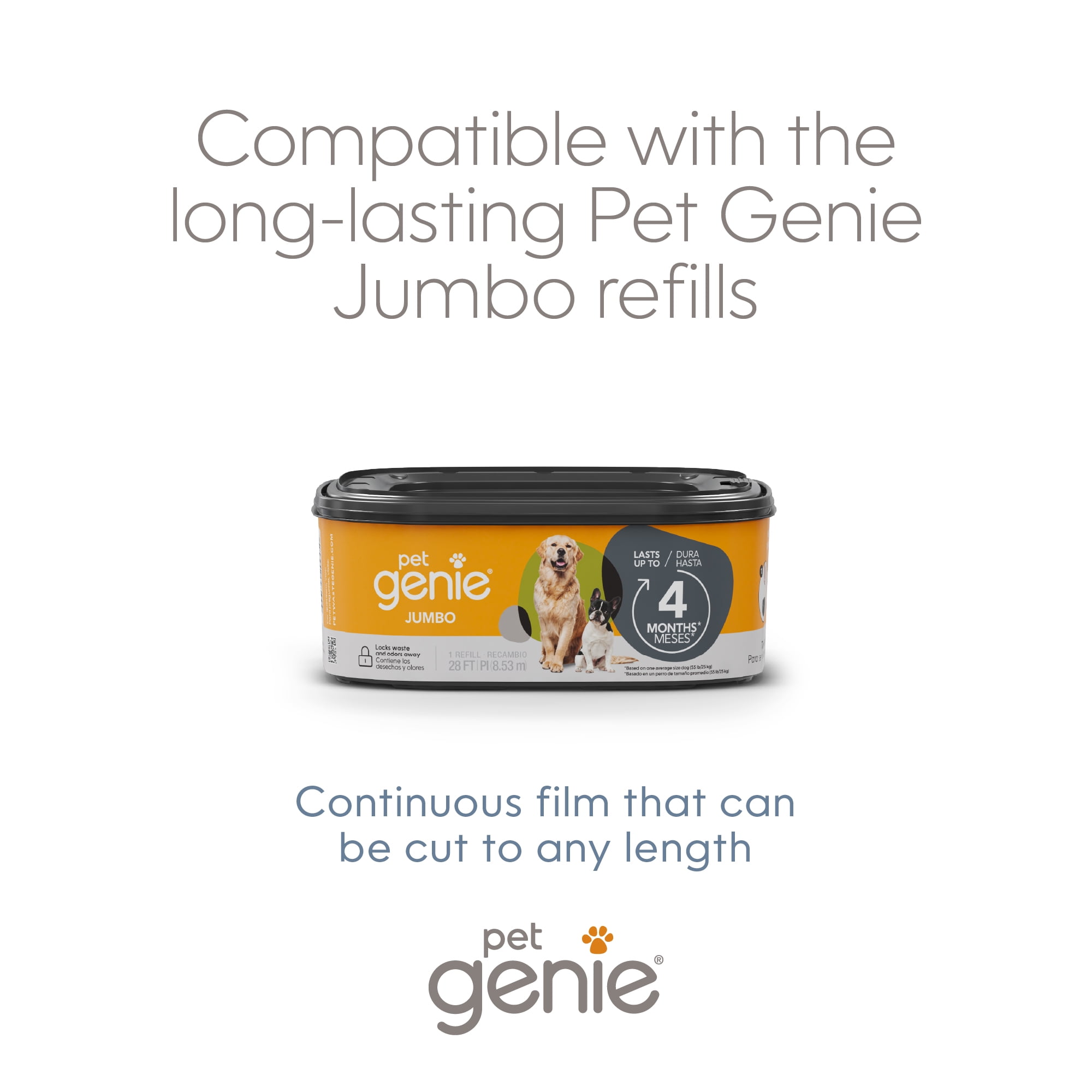 Pet Genie Dog Waste Disposal System, Gray, up to 2 Month Refill Included - Image 3
