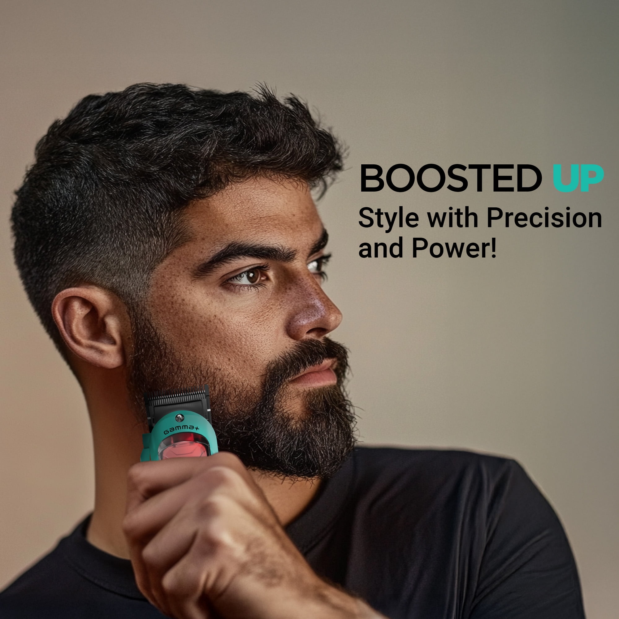 GAMMA+ Boosted Up Professional Cordless Hair Clipper, Super Torque Motor, Modular, Multi Colored - Image 4