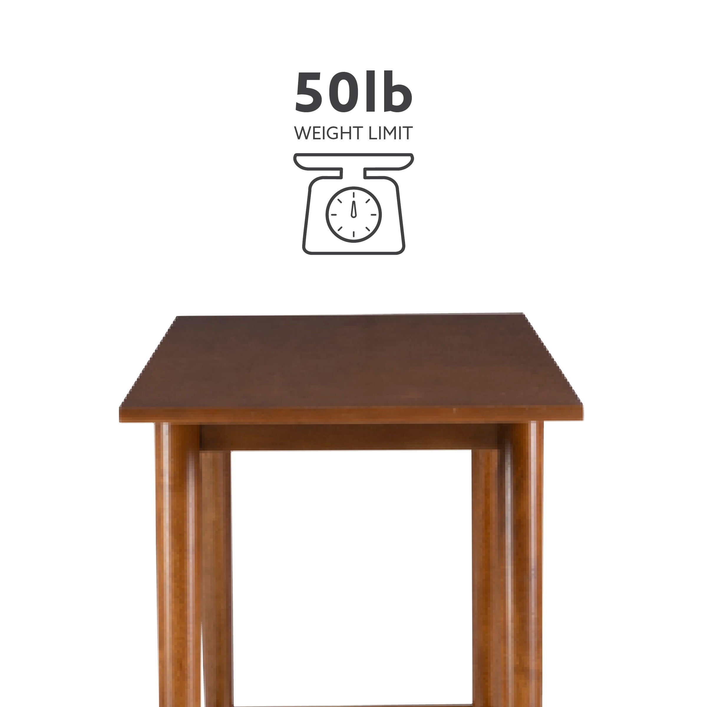 Linon Ashville Mid-Century Indoor Console Table, Walnut - Image 6