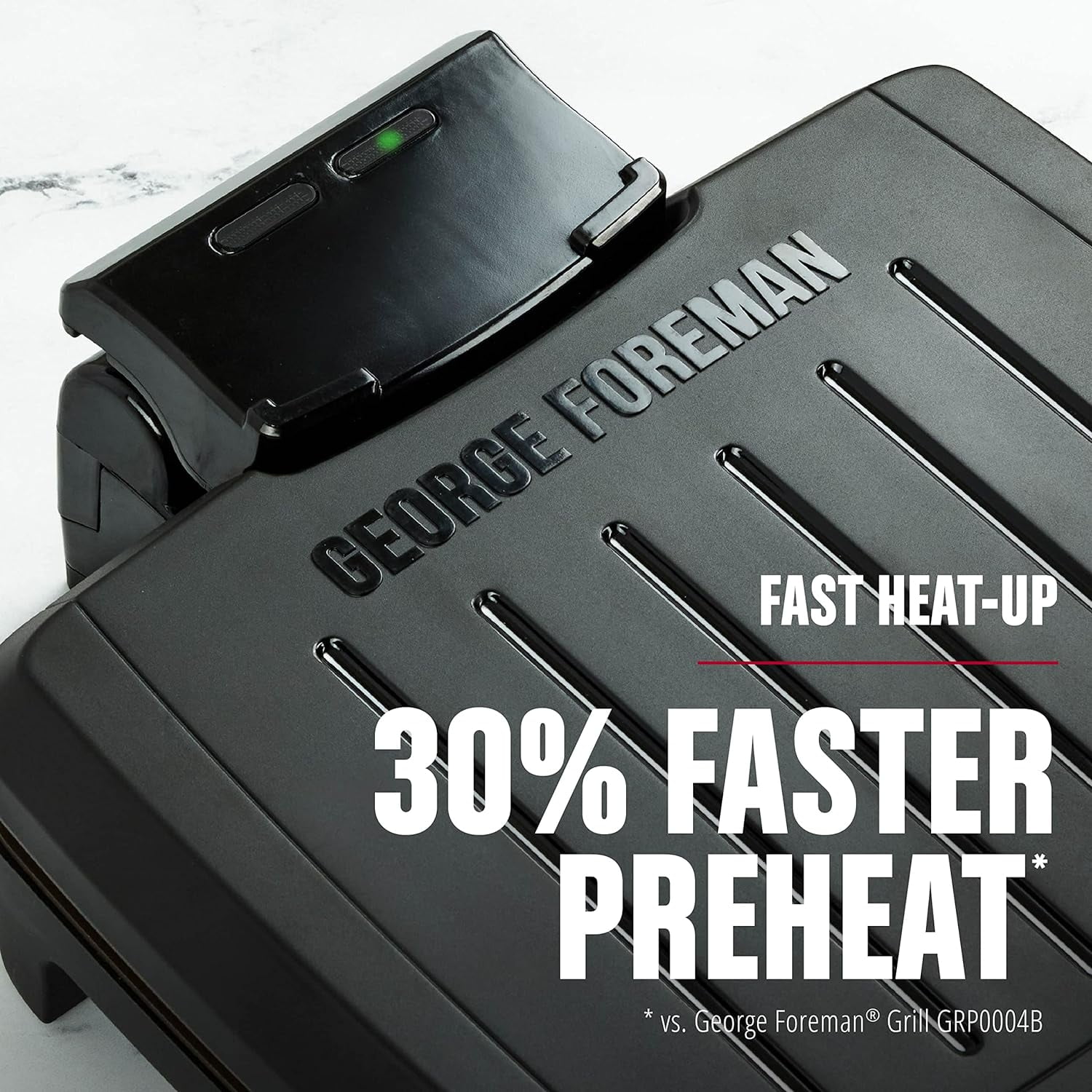 George Foreman GRES060BZ Contact Submersible? Grill, NEW Dishwasher Safe, Wash the Entire Grill, Easy-to-Clean Nonstick, Black/Bronze - Image 5